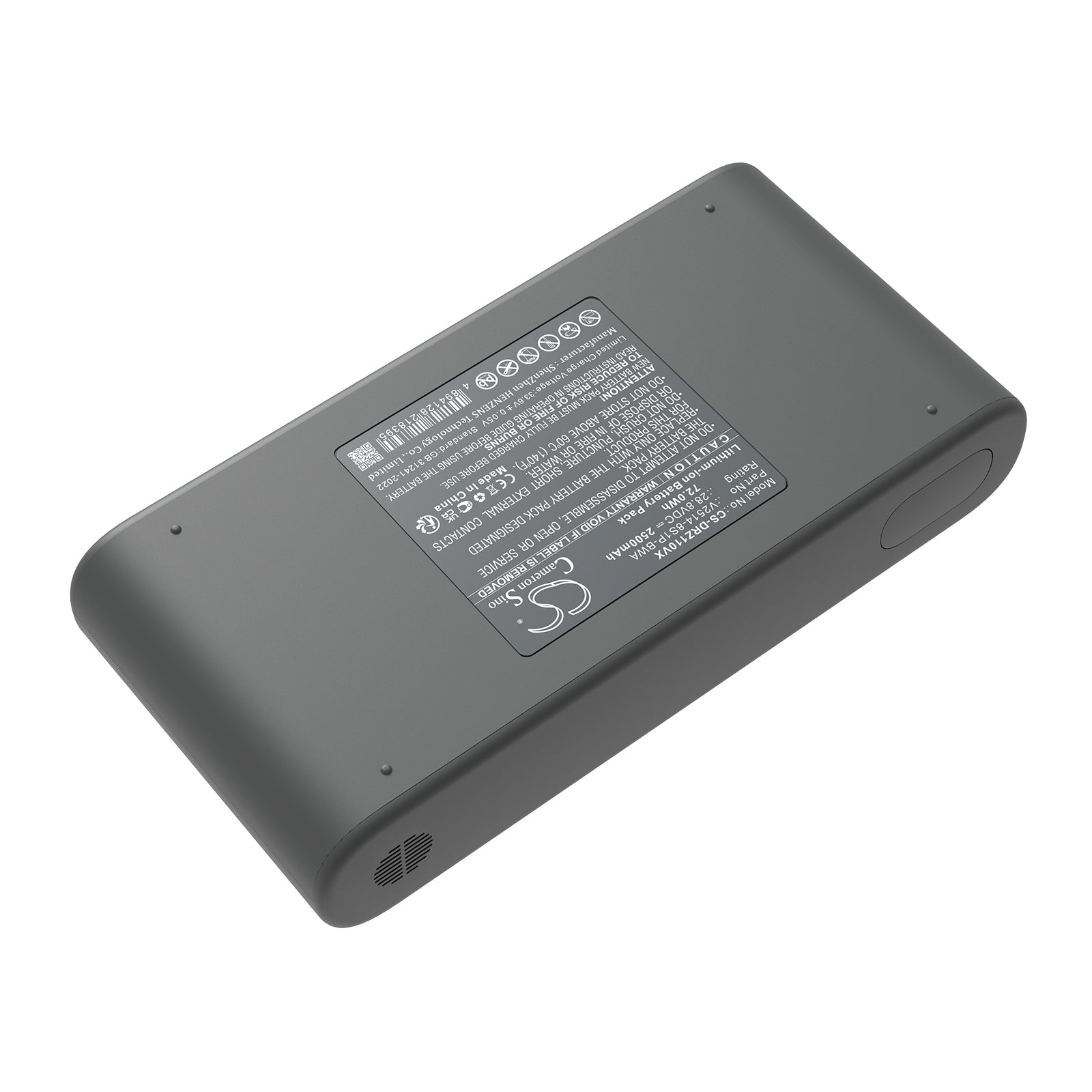 28.8V, Li-ion, 2500mAh, Battery fits Dreame Z10S Station, 72Wh Vacuum Cameron Sino Technology Limited