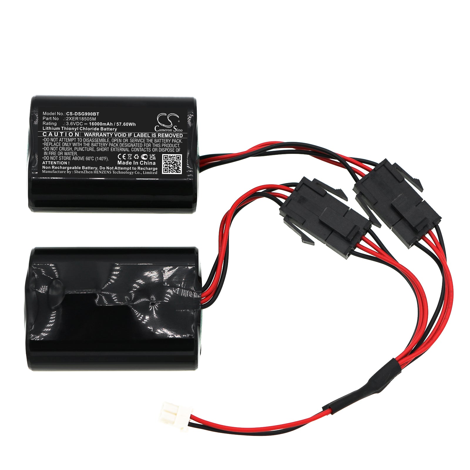 Li-SOCl2, Alarm System Battery fits Fanso , Dsc Burg Siren, 3.6V, 16000mAh Alarm System Cameron Sino Technology Limited
