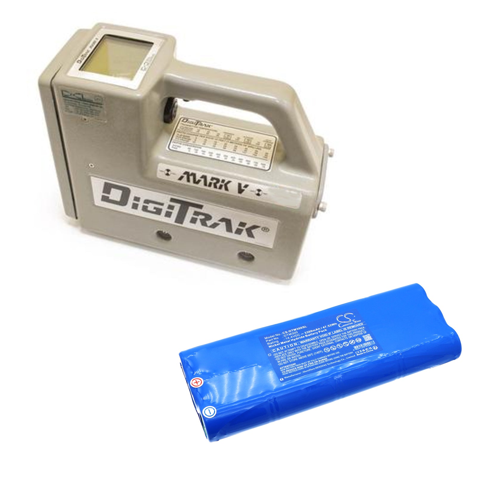 Ni-MH, Equipment, Survey, Test Battery fits Digitrak Eclipse, Lt Receivers, 14.4V, 3300mAh Equipment, Survey, Test Cameron Sino Technology Limited