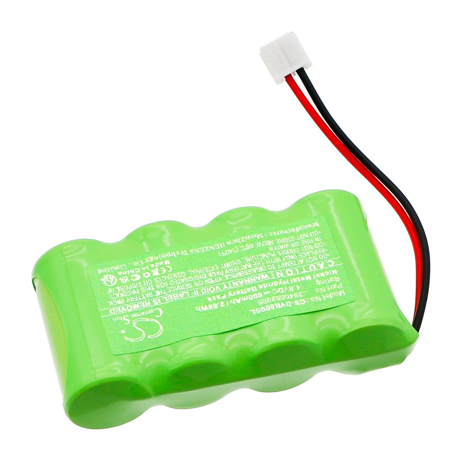 4.8V, Ni-MH, 600mAh, Battery fits Denon RC-8000, 2.88Wh Remote Control Cameron Sino Technology Limited