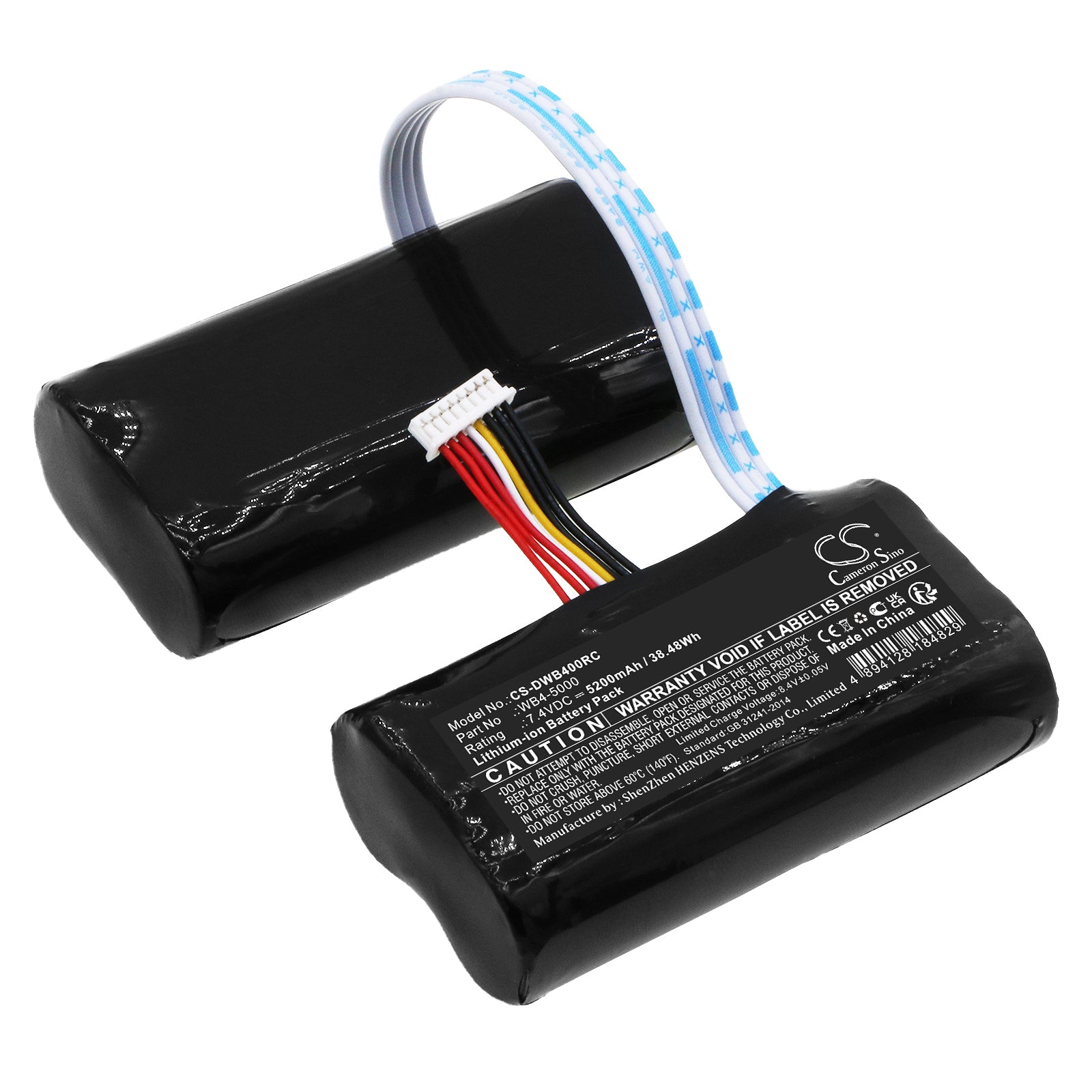 Li-ion, Remote Controller Battery fits Dji Rm500, Smart Controller Rm500, 7.4V, 5200mAh Remote Controller Cameron Sino Technology Limited