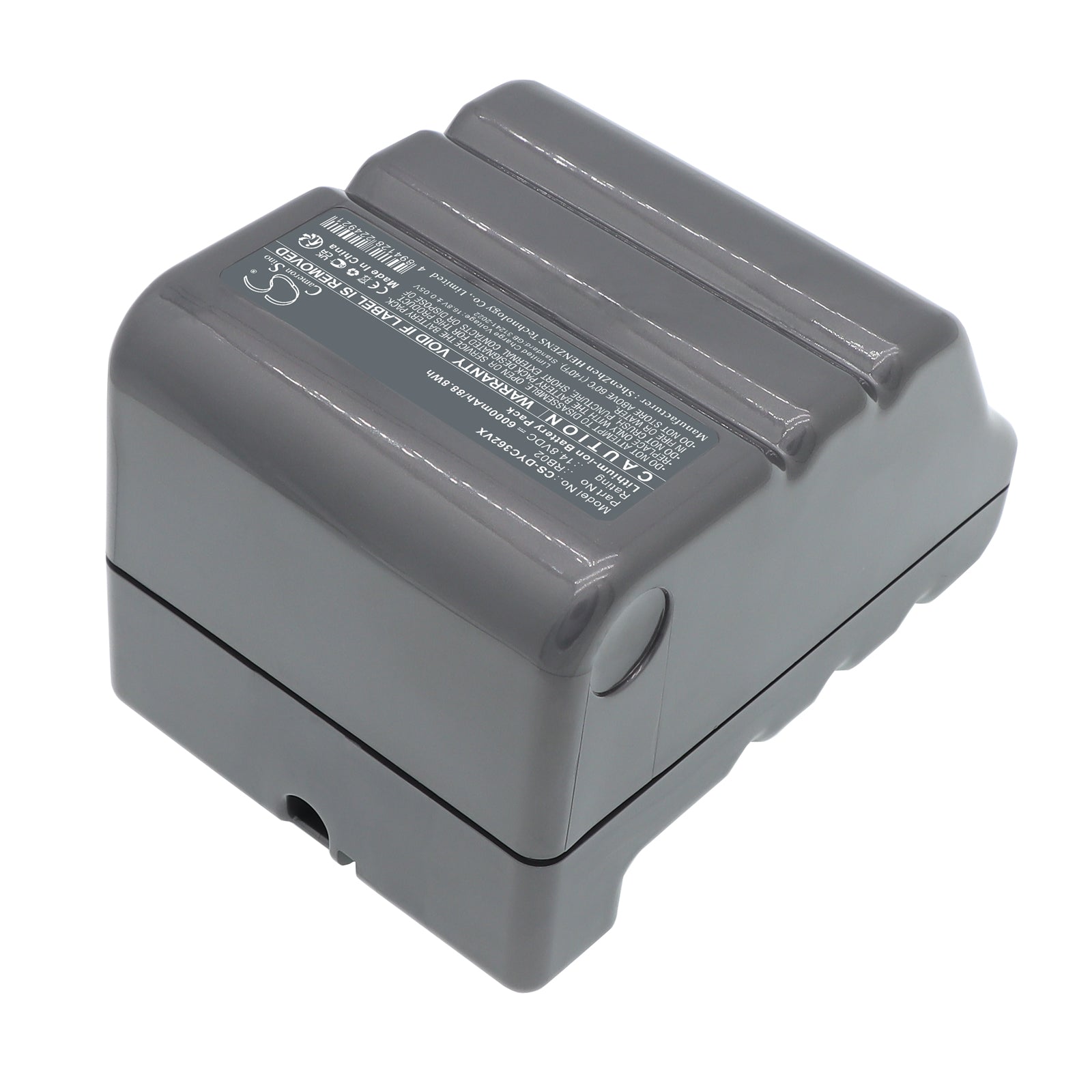 14.8V, Li-ion, 6000mAh, Battery fits Dyson 360 Heurist Robot, 265354, 88.8Wh Vacuum Cameron Sino Technology Limited
