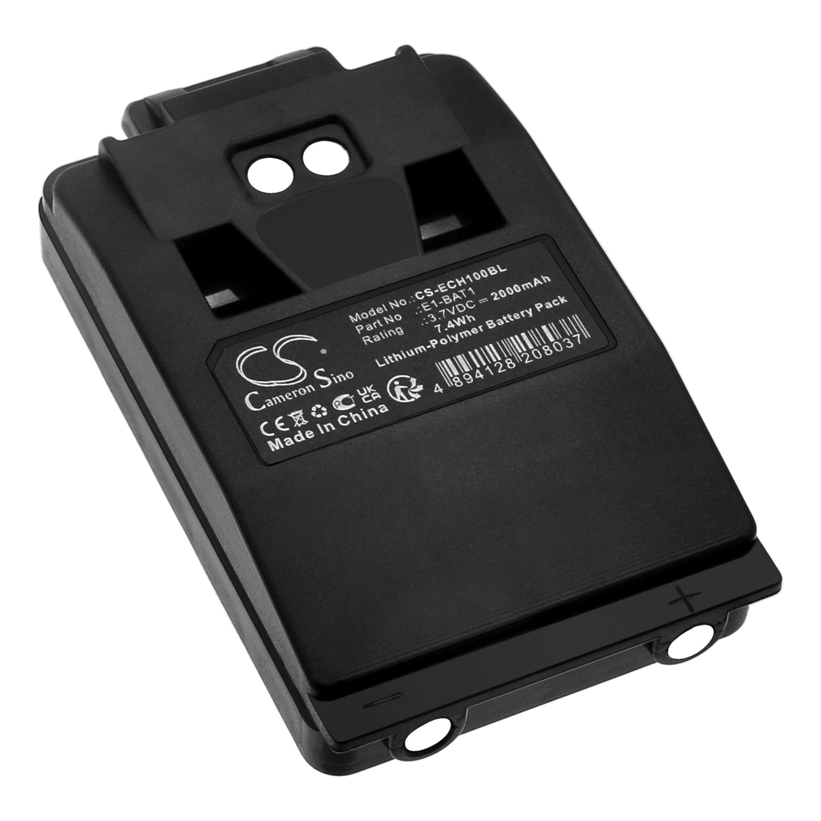ELCA Radiocontrol Battery E1-BAT1 Replacement – 2000mAh CS-ECH100BL (Black) Crane Remote Control Cameron Sino Technology Limited