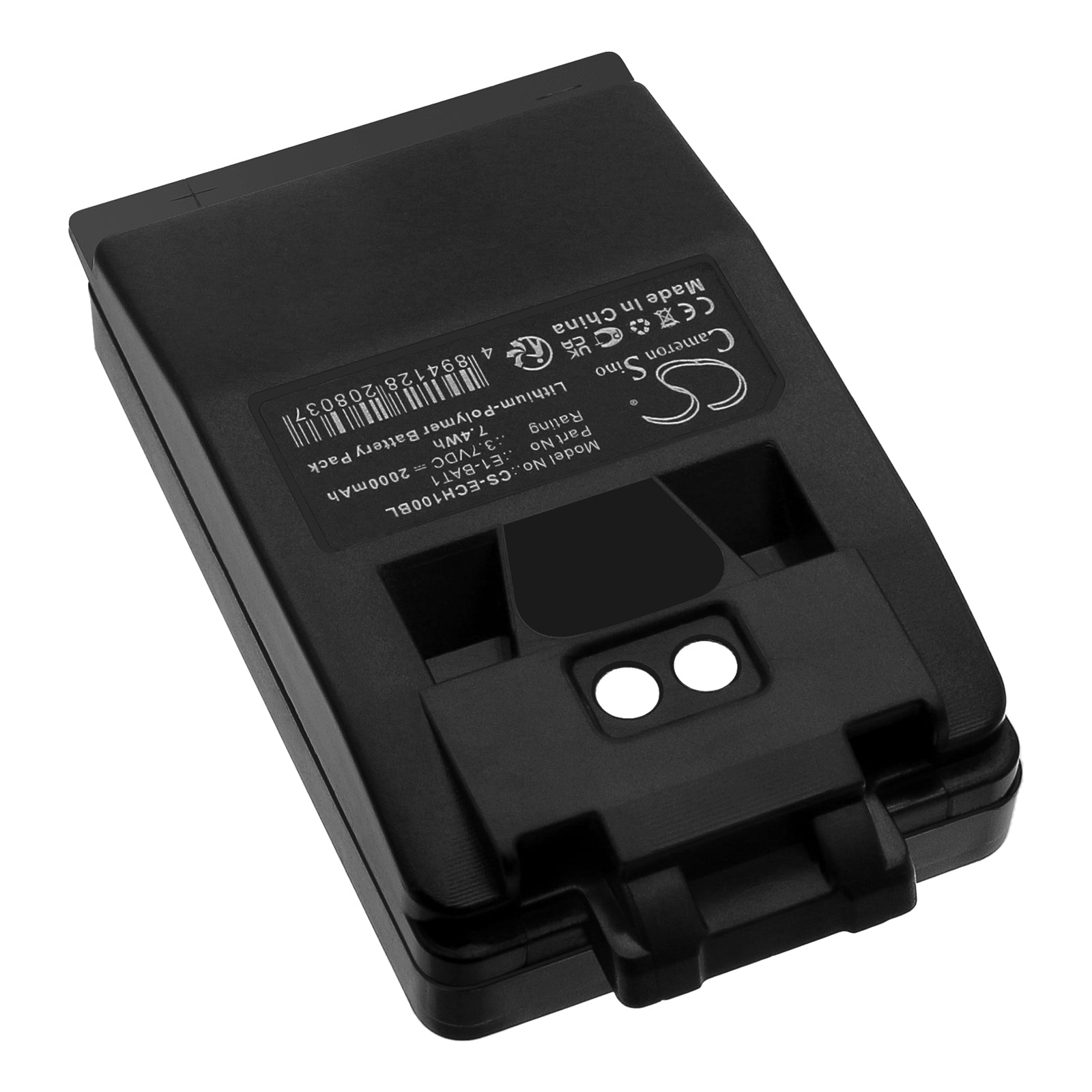 ELCA Radiocontrol Battery E1-BAT1 Replacement – 2000mAh CS-ECH100BL (Black) Crane Remote Control Cameron Sino Technology Limited