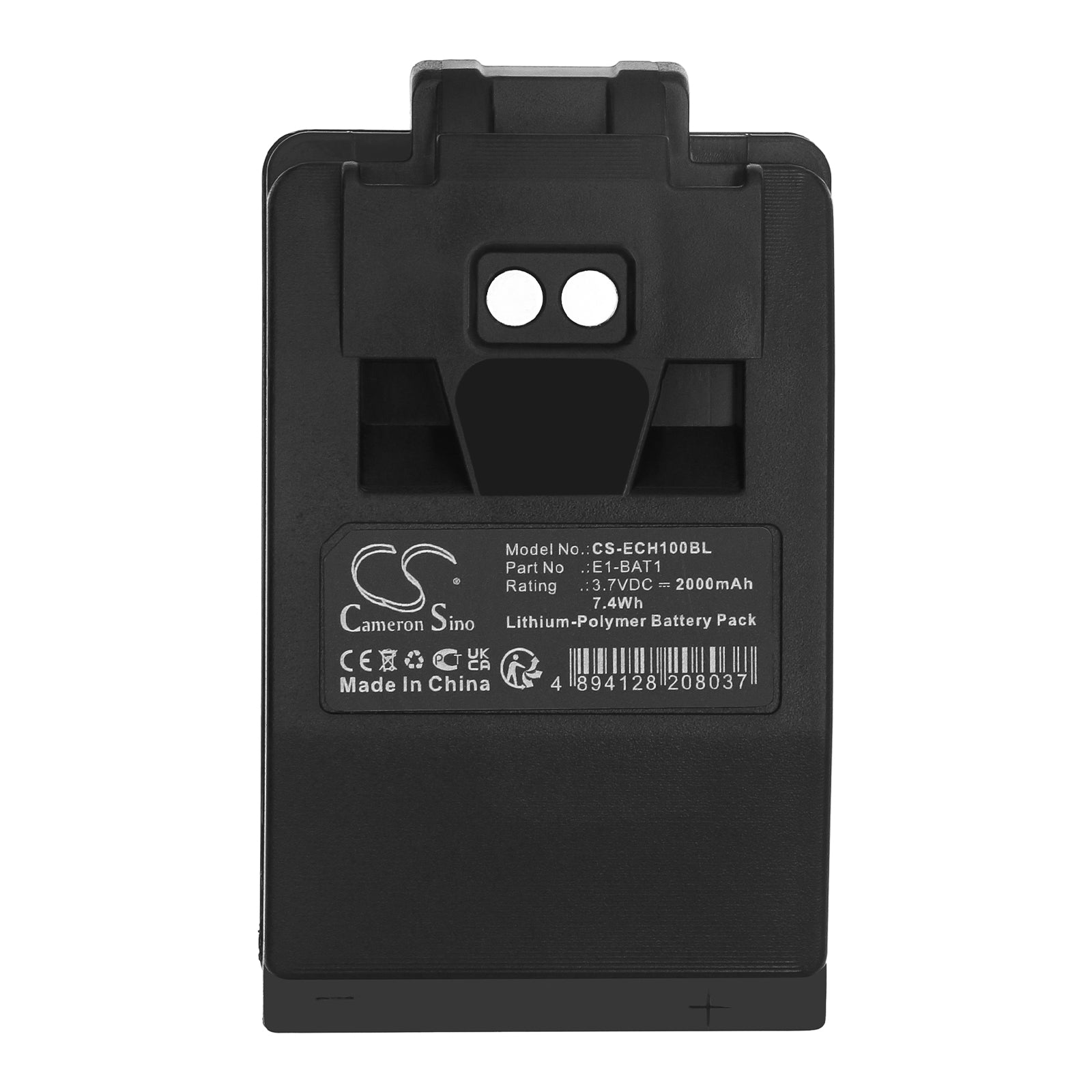 ELCA Radiocontrol Battery E1-BAT1 Replacement – 2000mAh CS-ECH100BL (Black) Crane Remote Control Cameron Sino Technology Limited