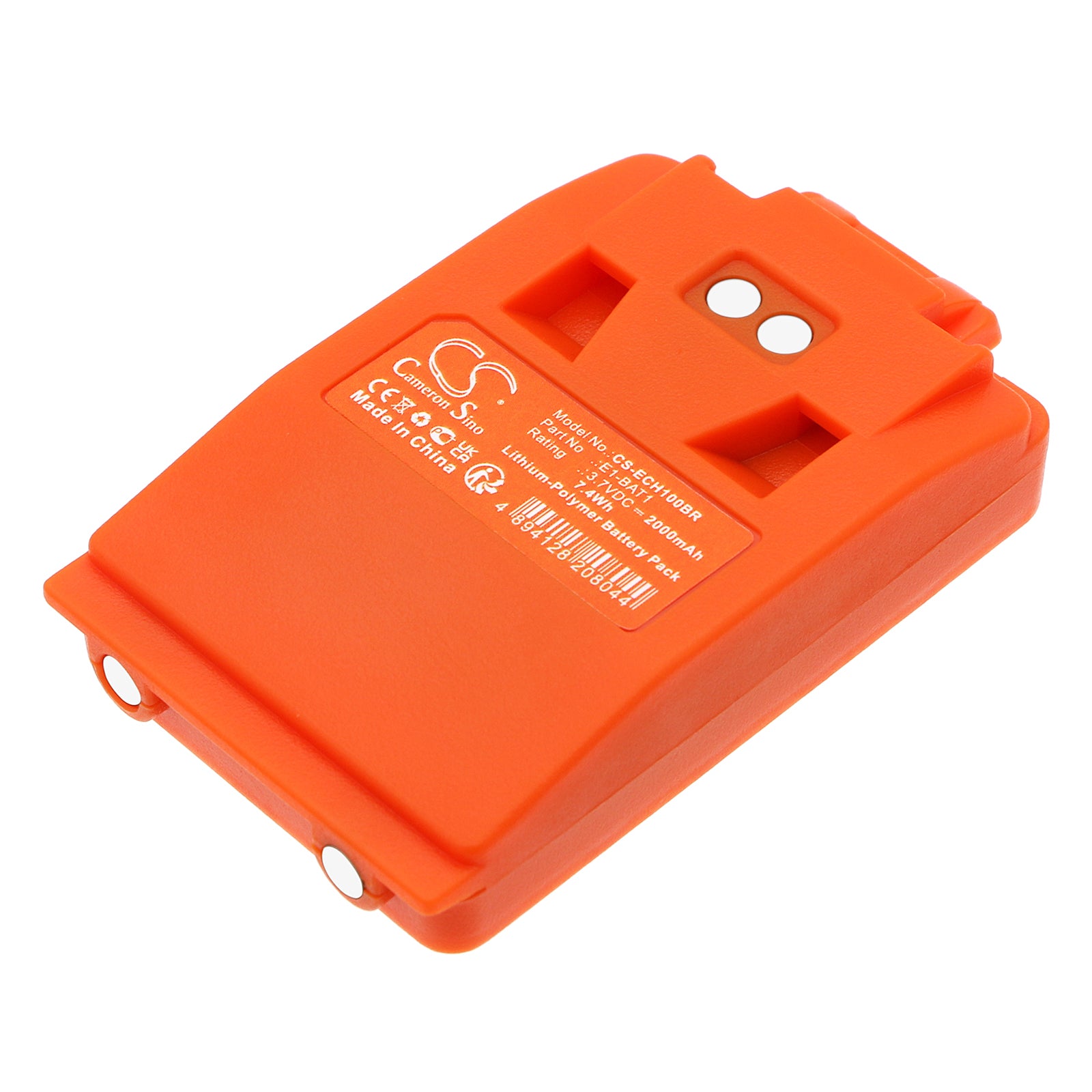 3.7V, Li-Polymer, 2000mAh, Orange Battery fits ELCA Radiocontrol, 7.4Wh Crane Remote Control Cameron Sino Technology Limited