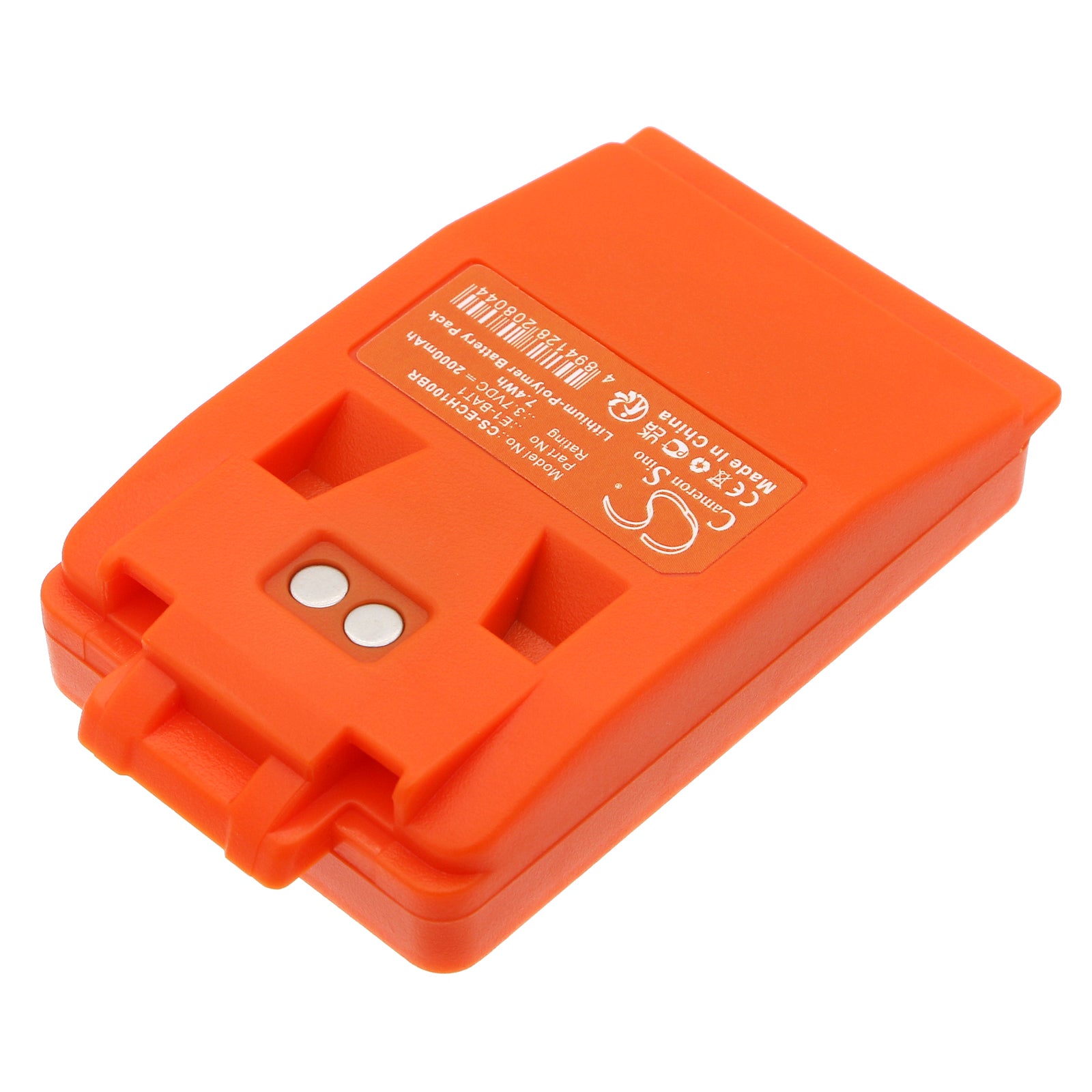3.7V, Li-Polymer, 2000mAh, Orange Battery fits ELCA Radiocontrol, 7.4Wh Crane Remote Control Cameron Sino Technology Limited