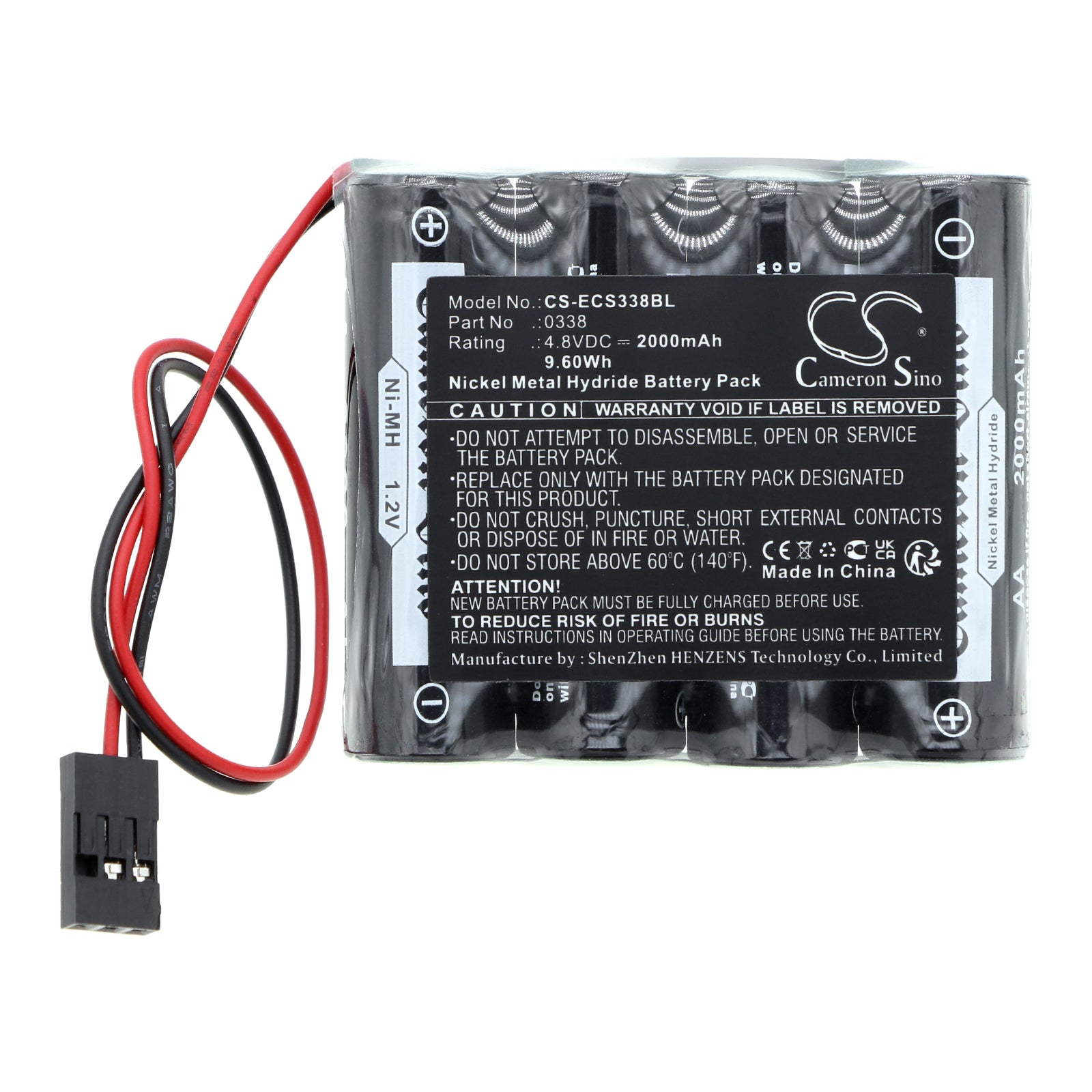 Ni-MH, Cash Register Battery fits Ei Mobika Cash Register, Ticket Cash Register, 4.8V, 2000mAh Cash Register Cameron Sino Technology Limited