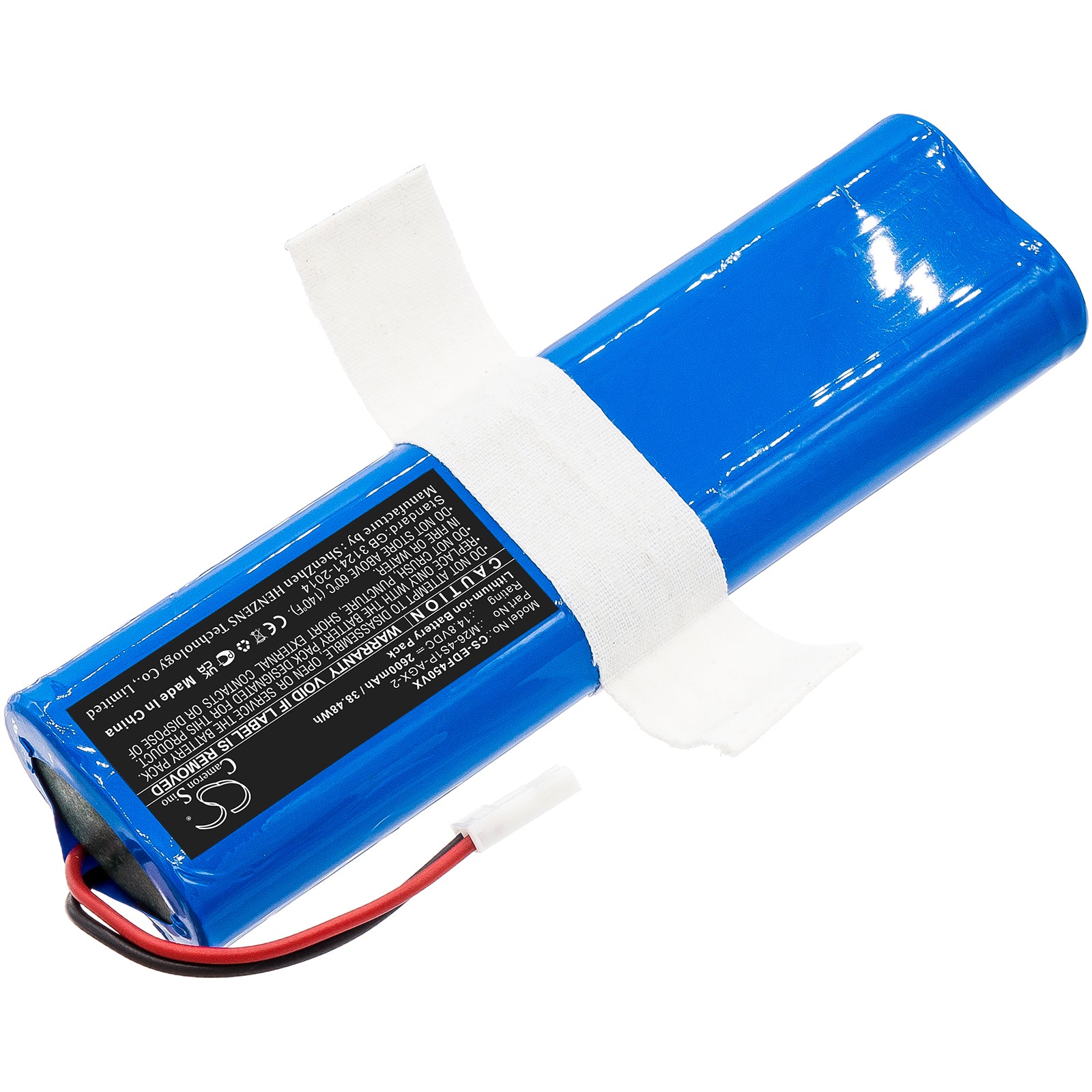 Li-ion, Vacuum Battery fits Ecovacs Deebot Df45, Deebot Df45 Sweeping Robot Cle, 14.8V, 2600mAh Vacuum Cameron Sino Technology Limited