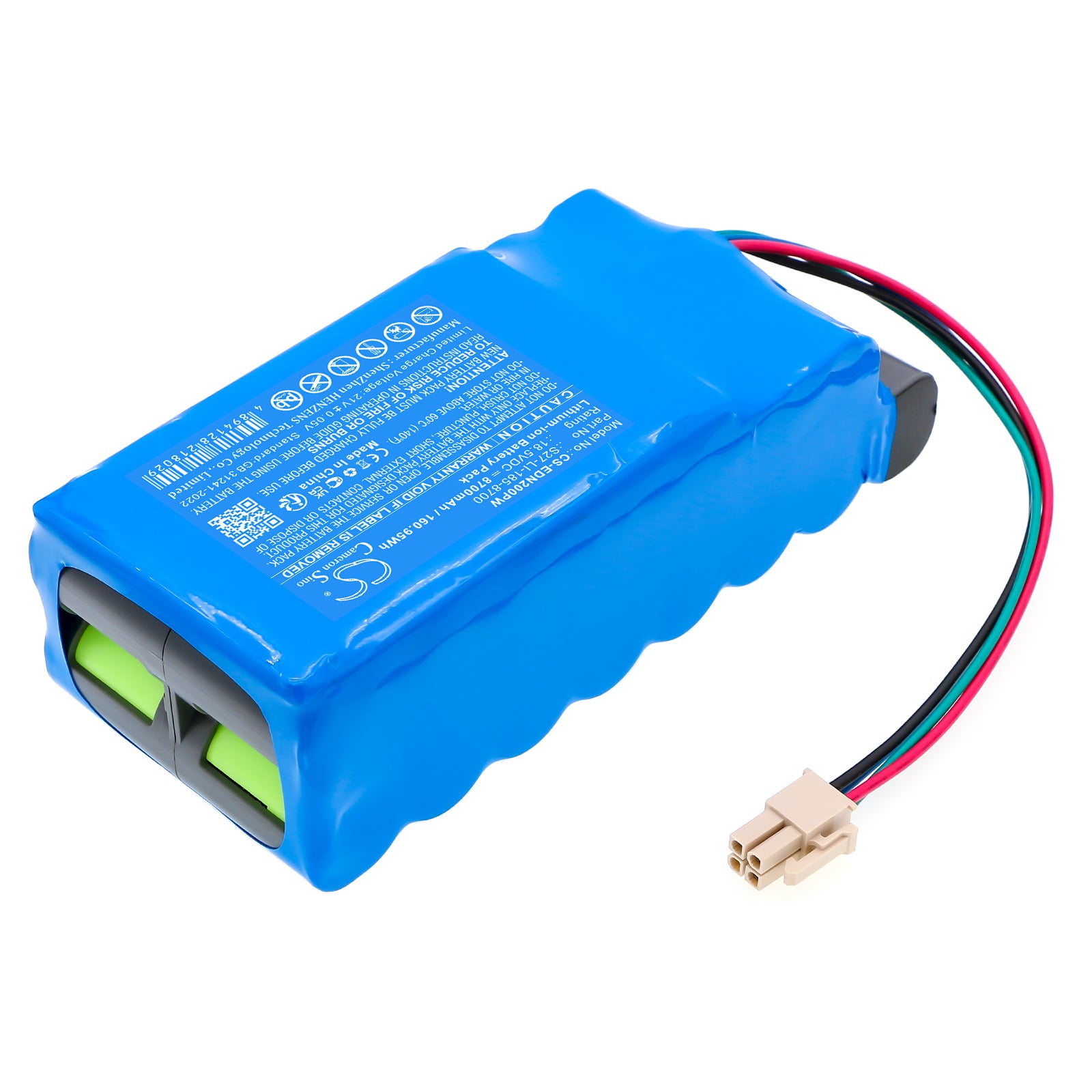 18.5V, Li-ion, 8700mAh, Battery fits Ecovacs GOAT G1-2000, MPB13, 160.95Wh Lawn Mowers Cameron Sino Technology Limited