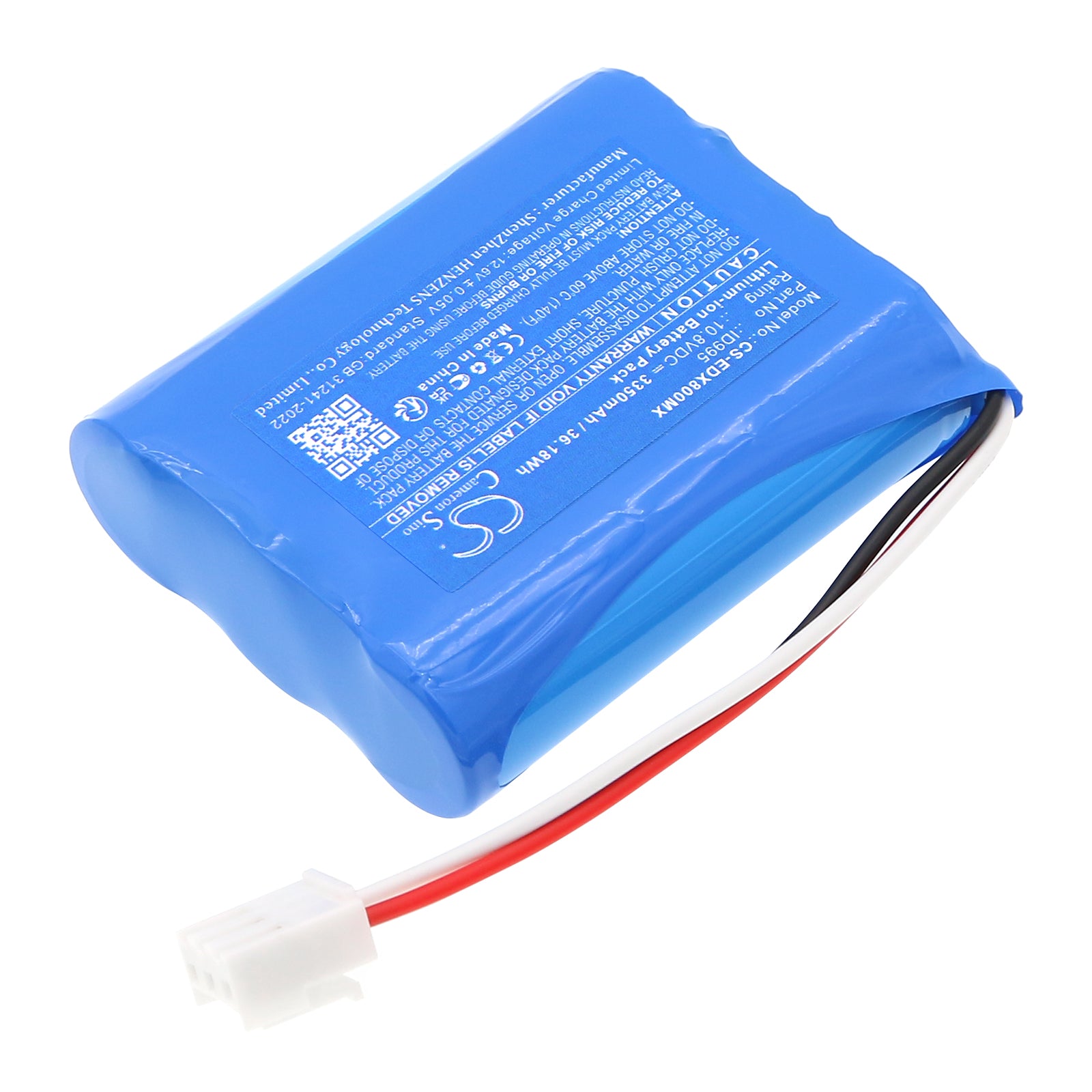 10.8V, Li-ion, 3350mAh, Battery fits Edan EPM5, EPM7, 36.18Wh Medical Cameron Sino Technology Limited