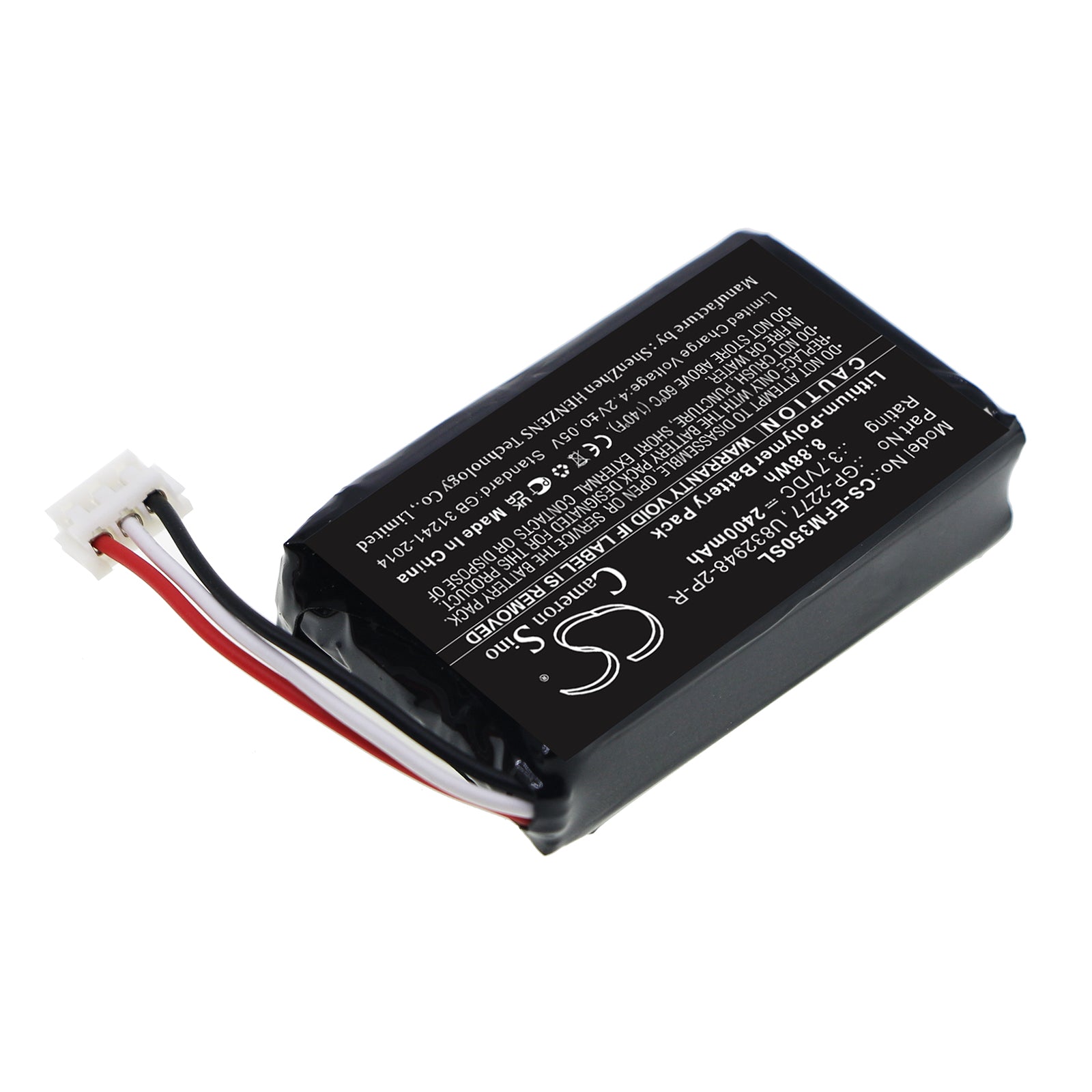 Li-Polymer, Equipment, Survey, Test Battery fits Exfo Ppm-350d, Ppm-350d Pon Power Meter, 3.7V, 2400mAh Equipment, Survey, Test Cameron Sino Technology Limited