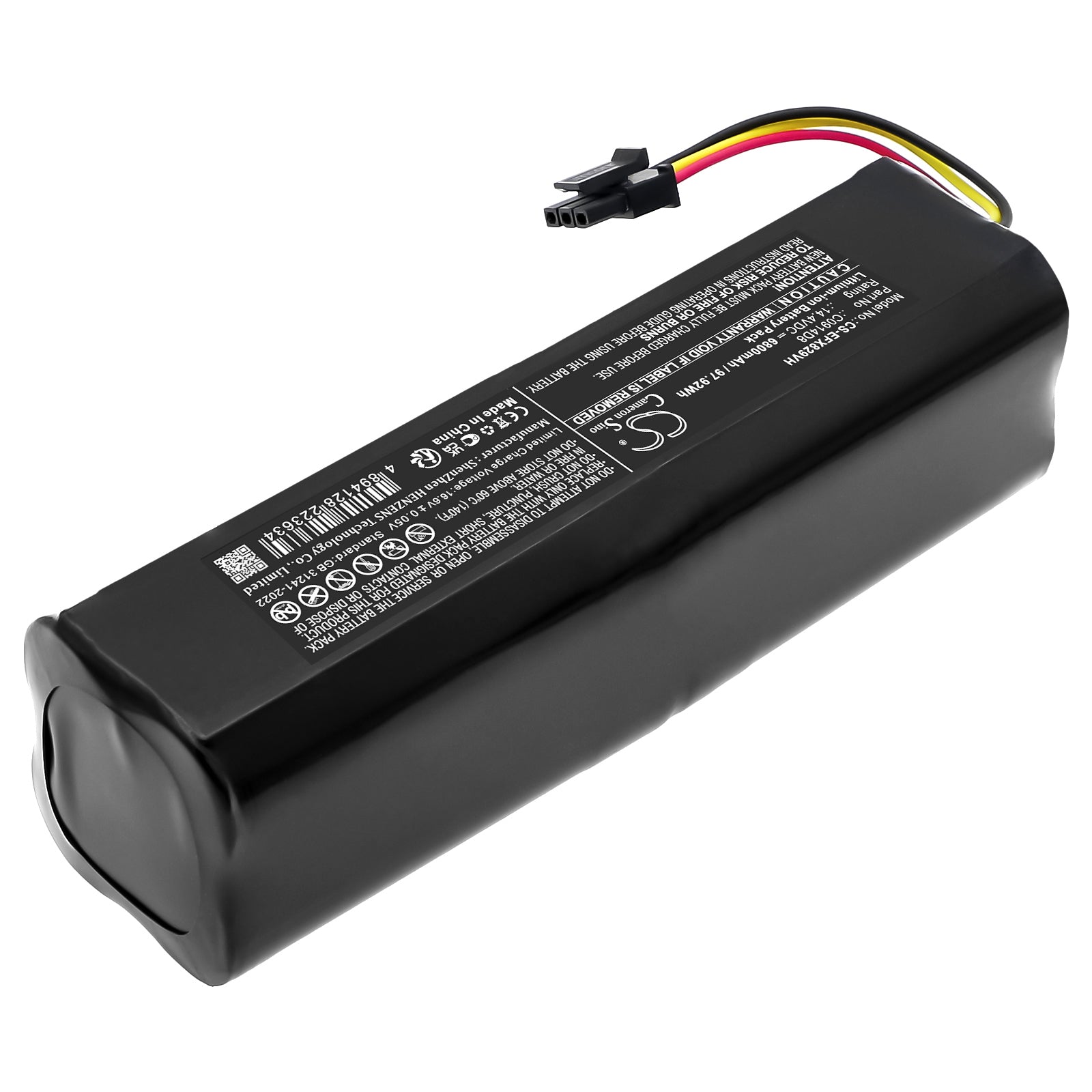 14.4V, Li-ion, 6800mAh, Battery fits Eufy SES, T29J6, 97.92Wh Vacuum Cameron Sino Technology Limited