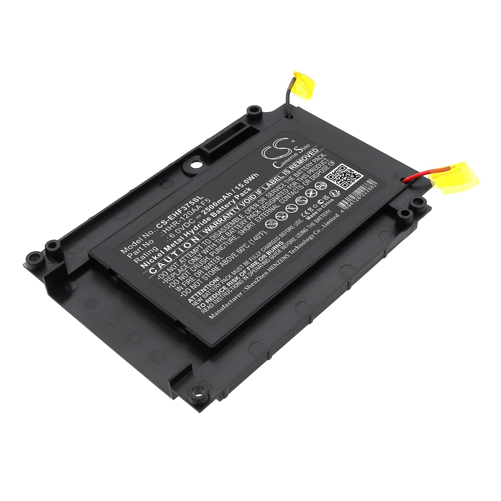 6V, Ni-MH, 2500mAh, Battery fits Emerson Hart Fieldbus 375 Handheld Terminal Field Communicator, 15Wh Equipment, Survey, Test Cameron Sino Technology Limited