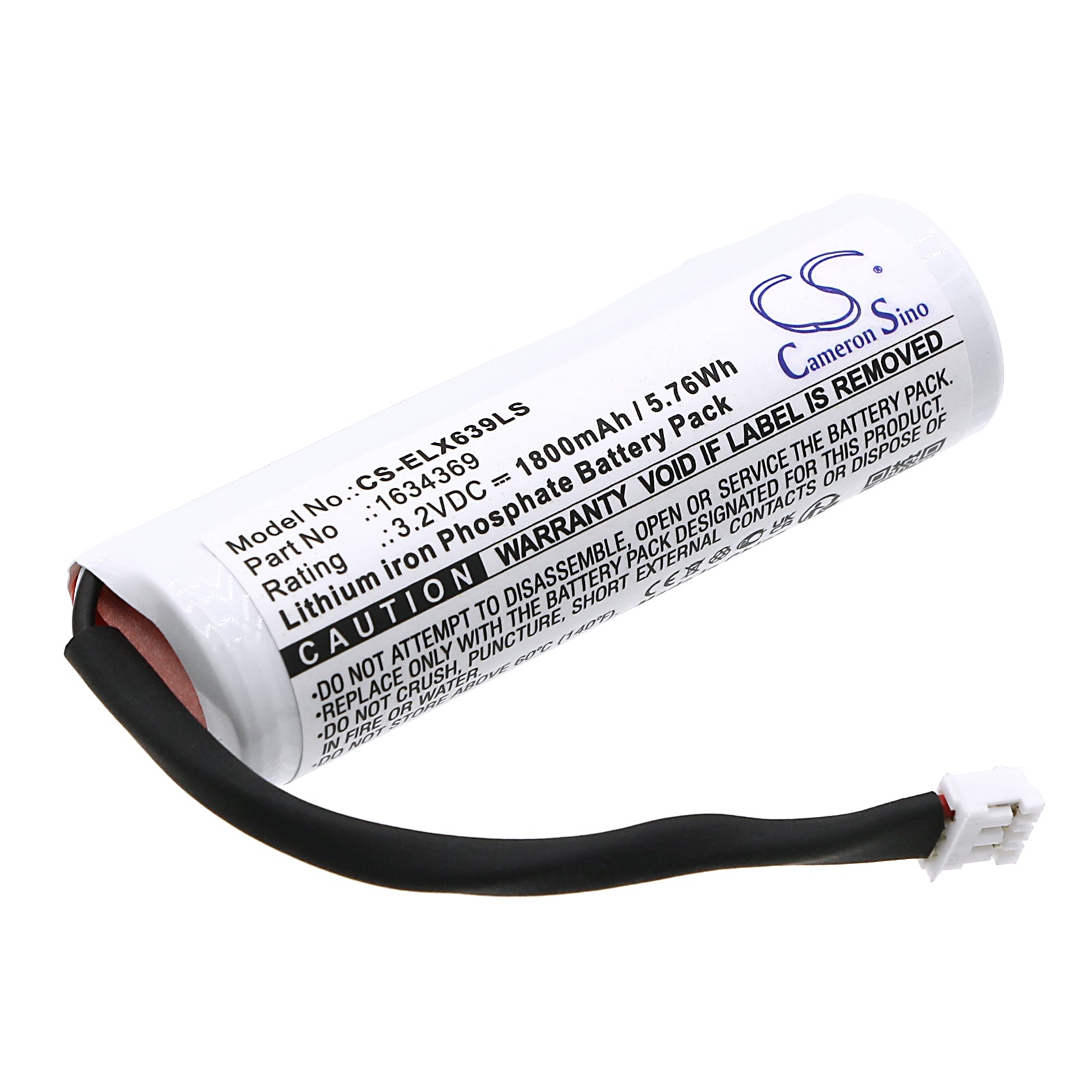 LiFePO4, Emergency Lighting Battery fits Esylux Sle, Slf Revision Ab 2022, 3.2V, 1800mAh Emergency Lighting Cameron Sino Technology Limited