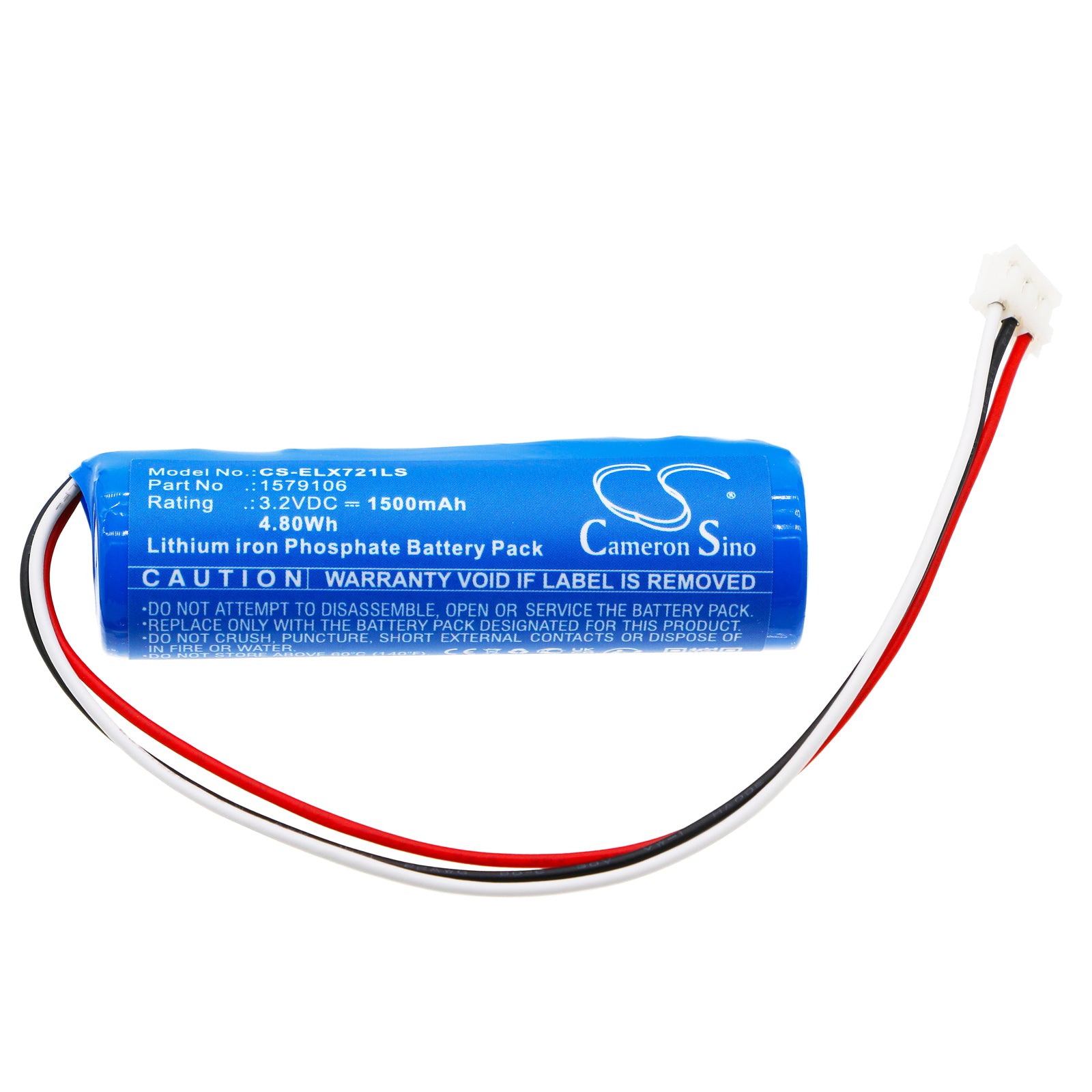LiFePO4, Emergency Lighting Battery fits Esylux Serie Sla, Slb Revision 2022, 3.2V, 1500mAh Emergency Lighting Cameron Sino Technology Limited