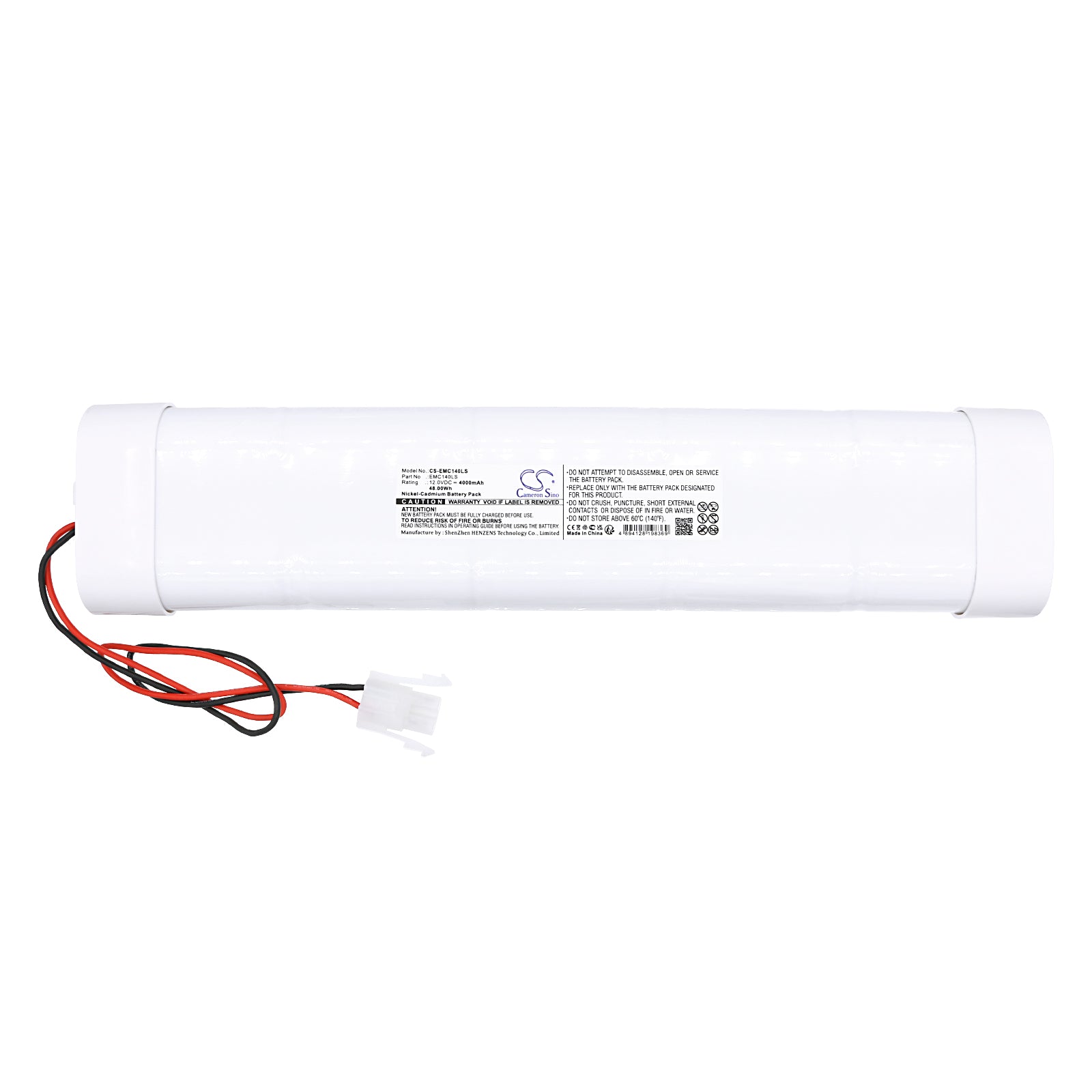Ni-CD, Emergency Lighting Battery fits Cameron Sino Technologies, 12.0V, 4000mAh Emergency Lighting Cameron Sino Technology Limited