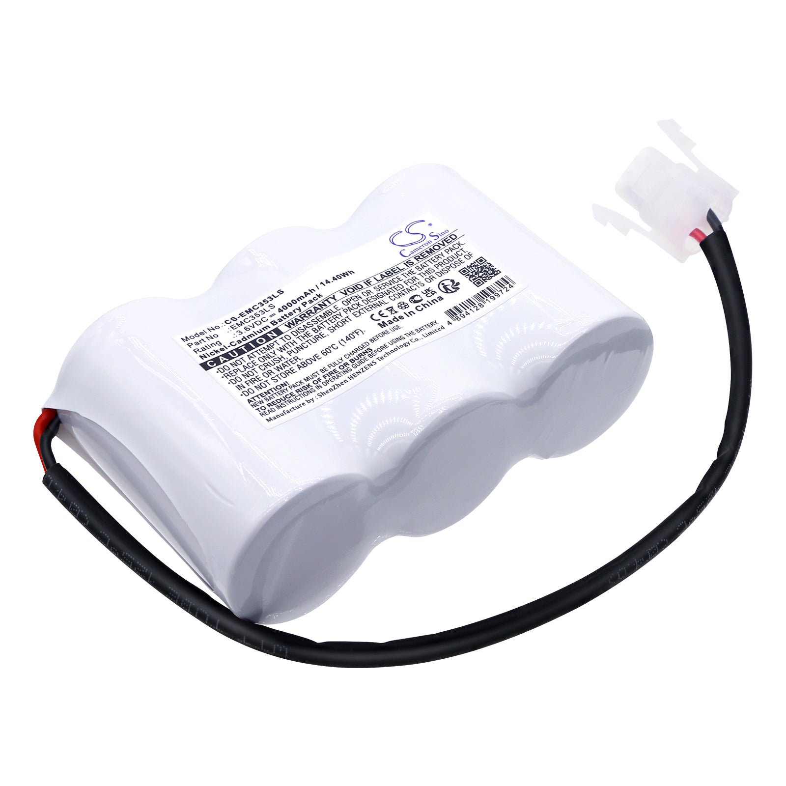 Emergency Lighting Battery 3.6V 4000mAh NiCd Emergency Lighting Cameron Sino Technology Limited