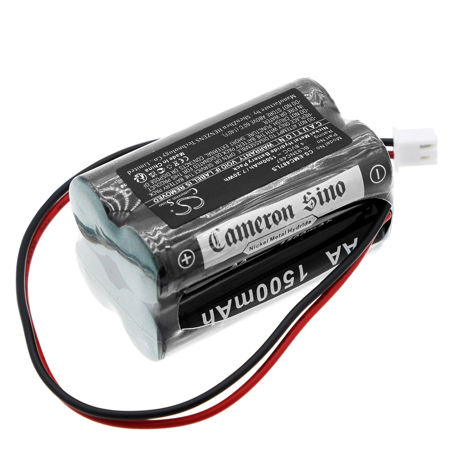 Ni-MH, Emergency Lighting Battery fits Cooper Industries 6200rp, 6200-rp, 4.8V, 1500mAh Emergency Lighting Cameron Sino Technology Limited