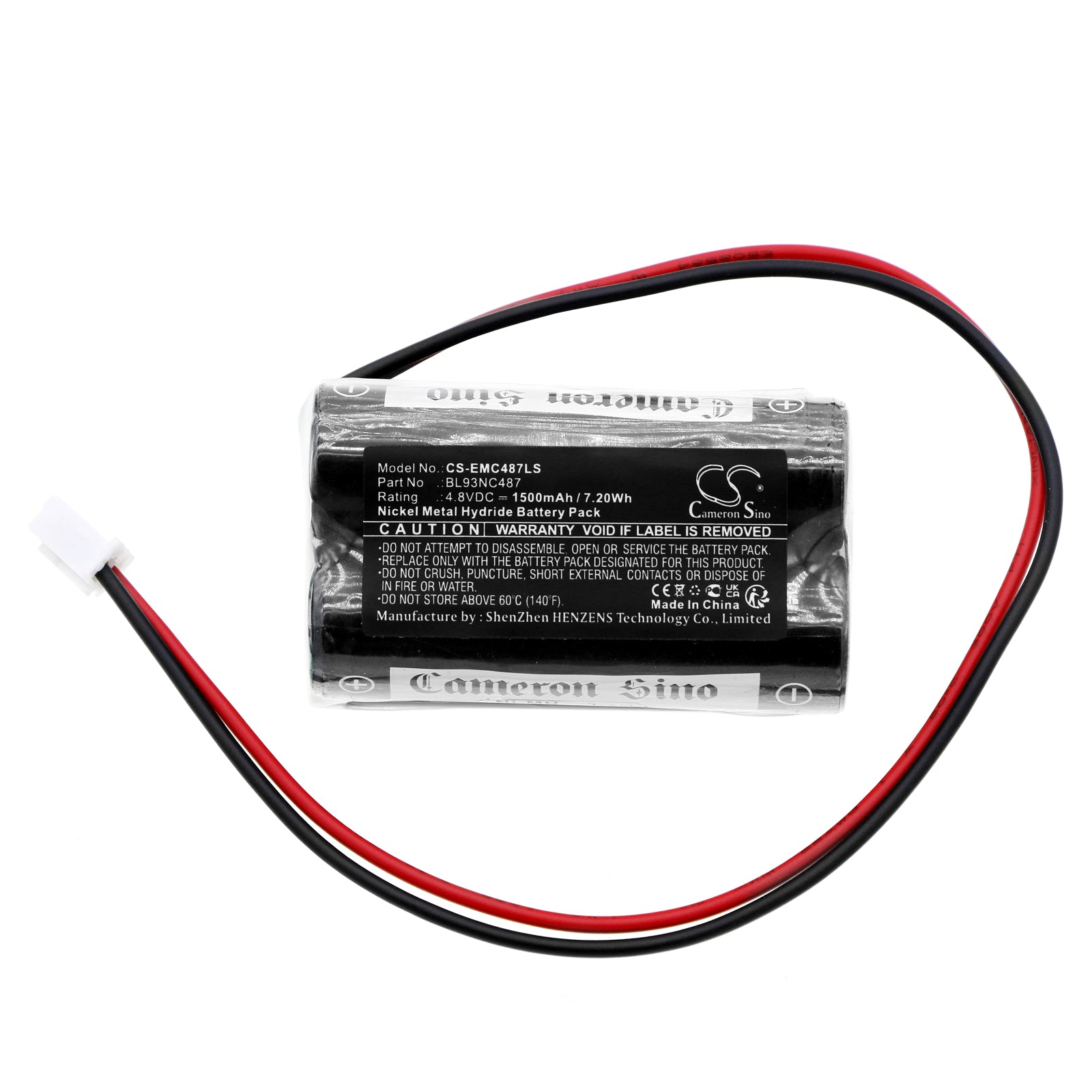 Ni-MH, Emergency Lighting Battery fits Cooper Industries 6200rp, 6200-rp, 4.8V, 1500mAh Emergency Lighting Cameron Sino Technology Limited