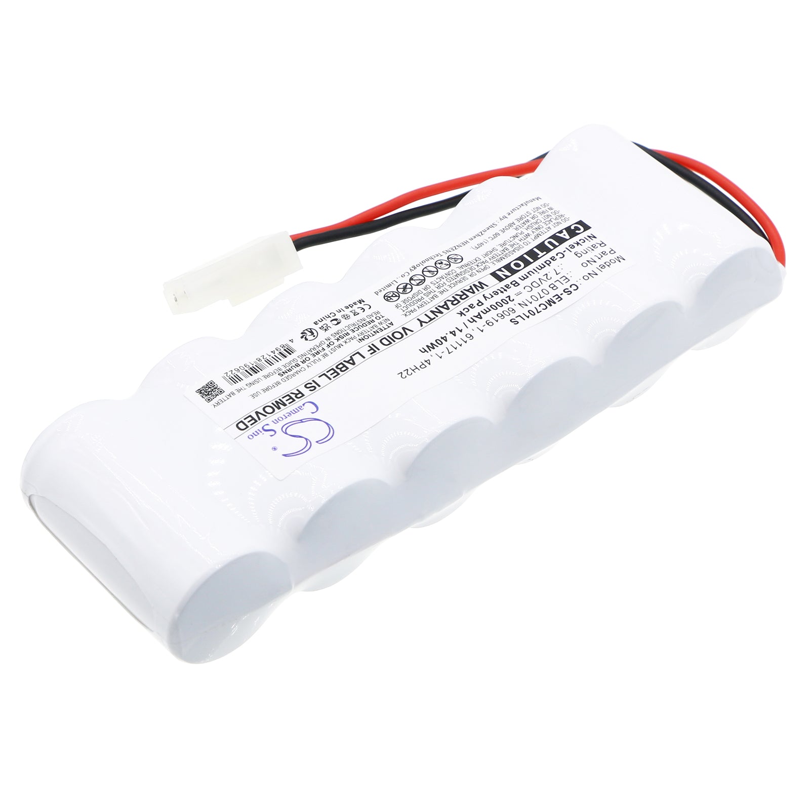 Ni-CD, Emergency Lighting Battery fits Lithonia Lv S W R 120/277 Eln Um, 7.2V, 2000mAh Emergency Lighting Cameron Sino Technology Limited