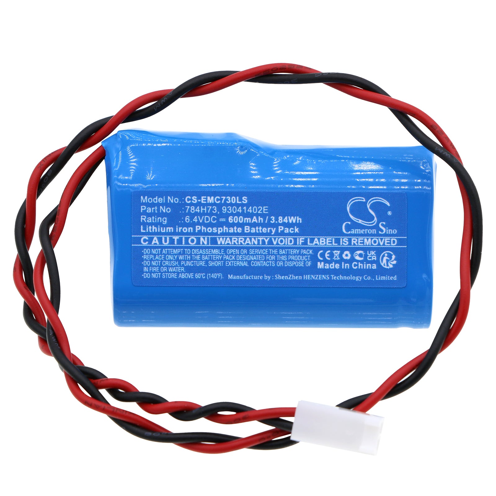 LiFePO4, Emergency Lighting Battery fits Dual-lite Evcugw, Evcugwdi, 6.4V, 600mAh Emergency Lighting Cameron Sino Technology Limited