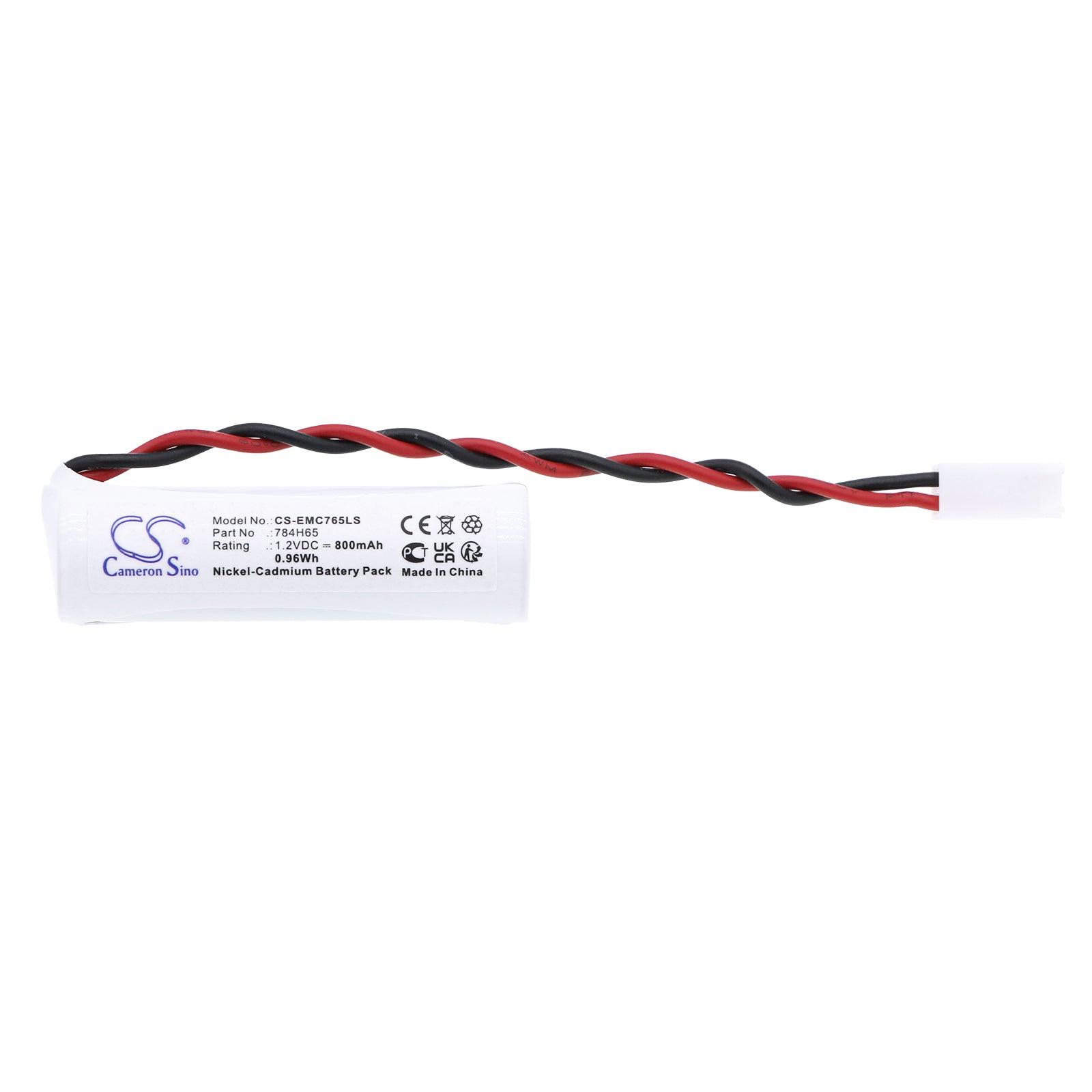 Ni-CD, Emergency Lighting Battery fits Dual-lite Eveugwe, Eveugwei, 1.2V, 800mAh Emergency Lighting Cameron Sino Technology Limited
