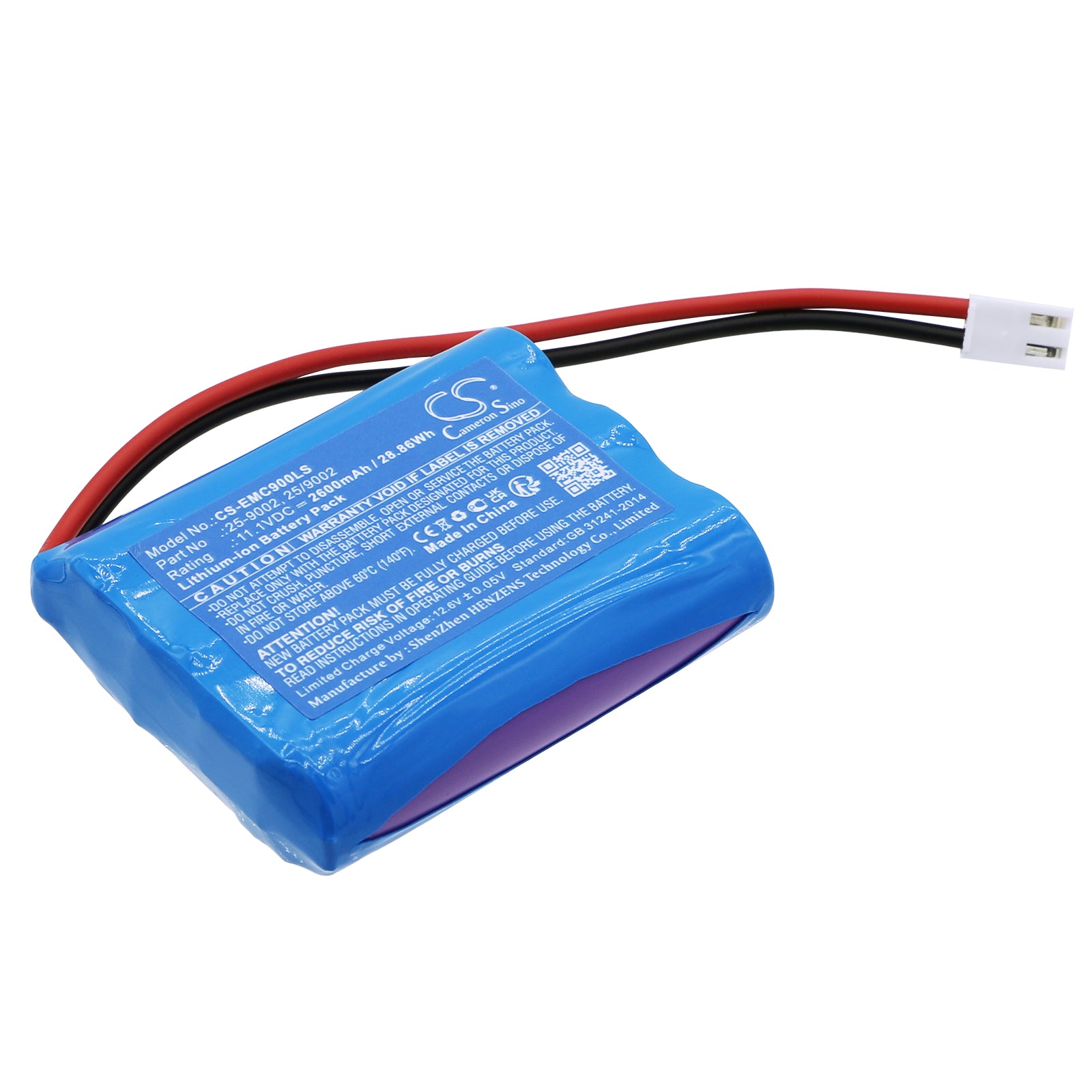 Li-ion, Emergency Lighting Battery fits Satco/nuvo Freedom Emergency Fixture ( 25, 11.1V, 2600mAh Emergency Lighting Cameron Sino Technology Limited
