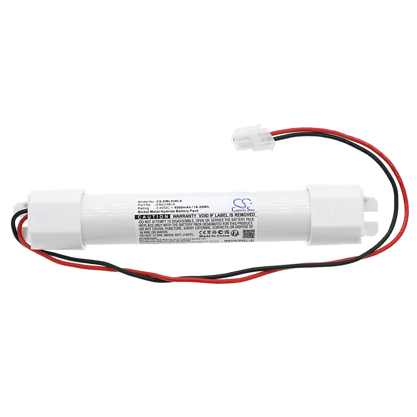 Ni-MH, Emergency Lighting Battery fits Cameron Sino Technologies, 3.6V, 4500mAh Emergency Lighting Cameron Sino Technology Limited