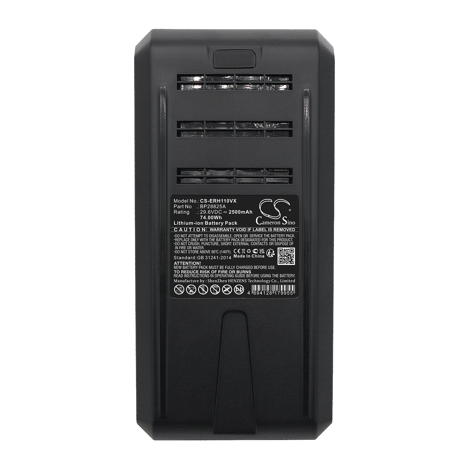 Li-ion, Vacuum Battery fits Media P7, Q8, 29.6V, 2500mAh Vacuum Cameron Sino Technology Limited