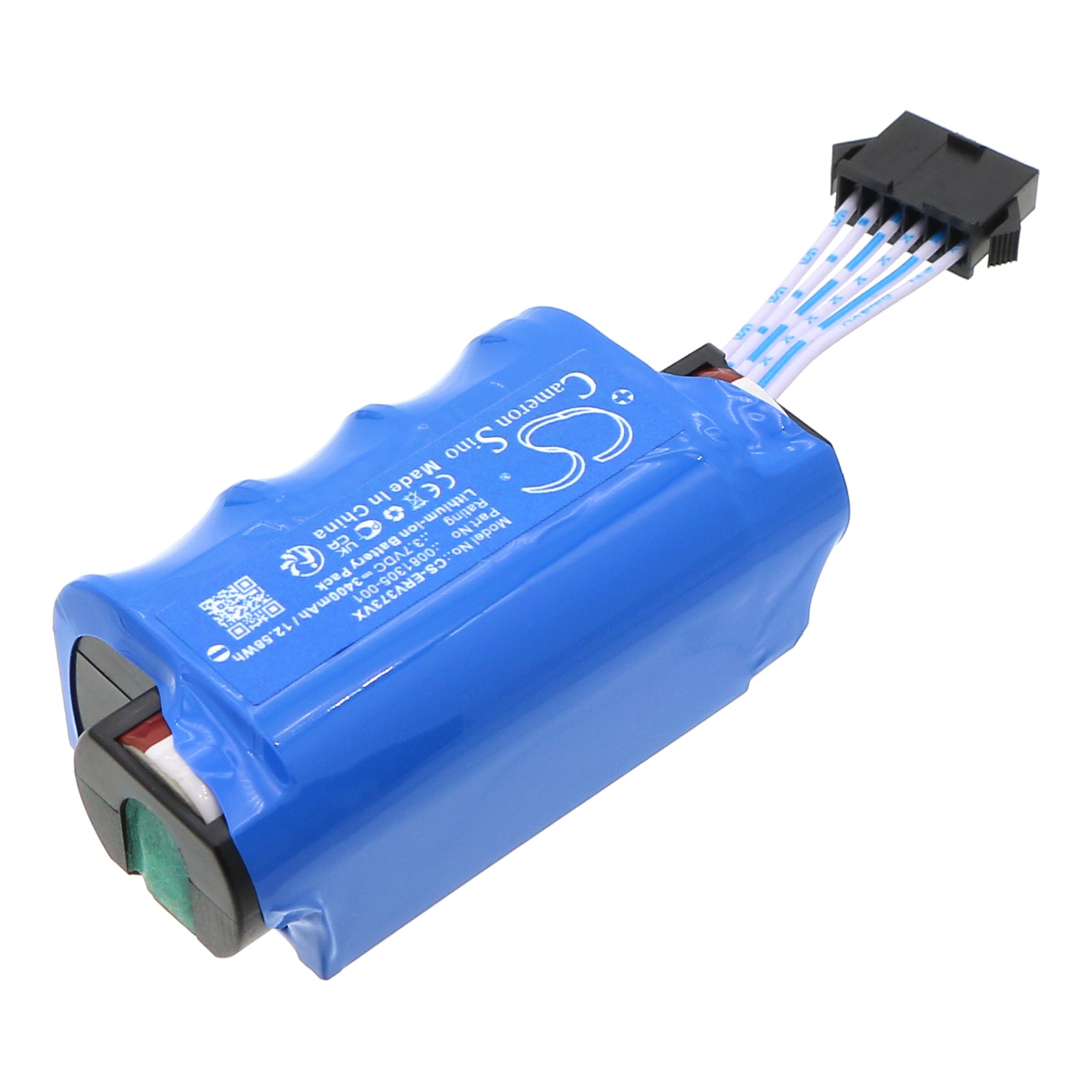 3.7V, Li-ion, 3400mAh, Battery fits Shark Cordless Rechargeable Hard Floor Sweeper V3700C, V3700C, 12.58Wh Vacuum Cameron Sino Technology Limited