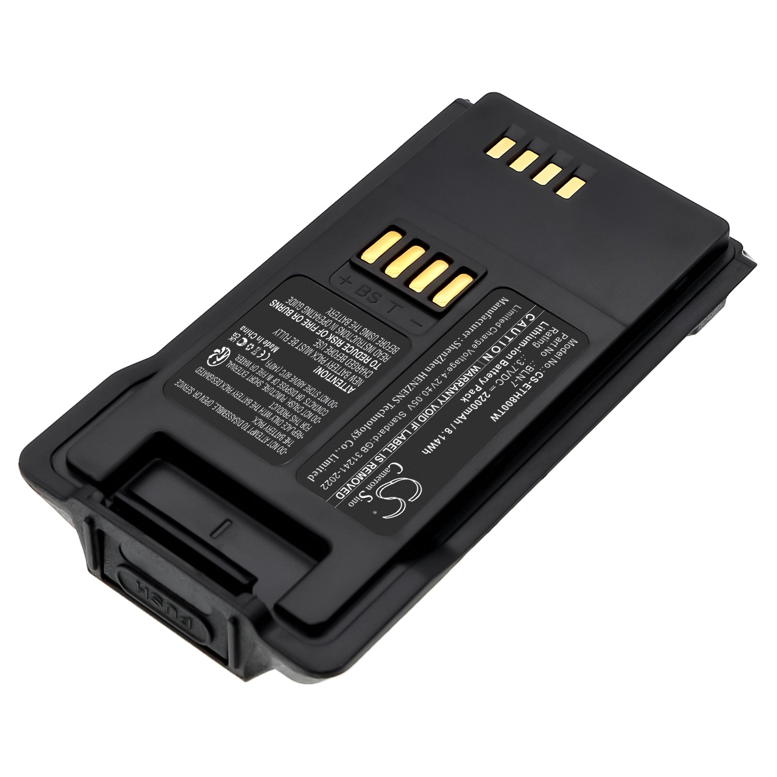 3.7V, Li-ion, 2200mAh, Battery fits EADS THR8, 8.14Wh Two-Way Radio Cameron Sino Technology Limited