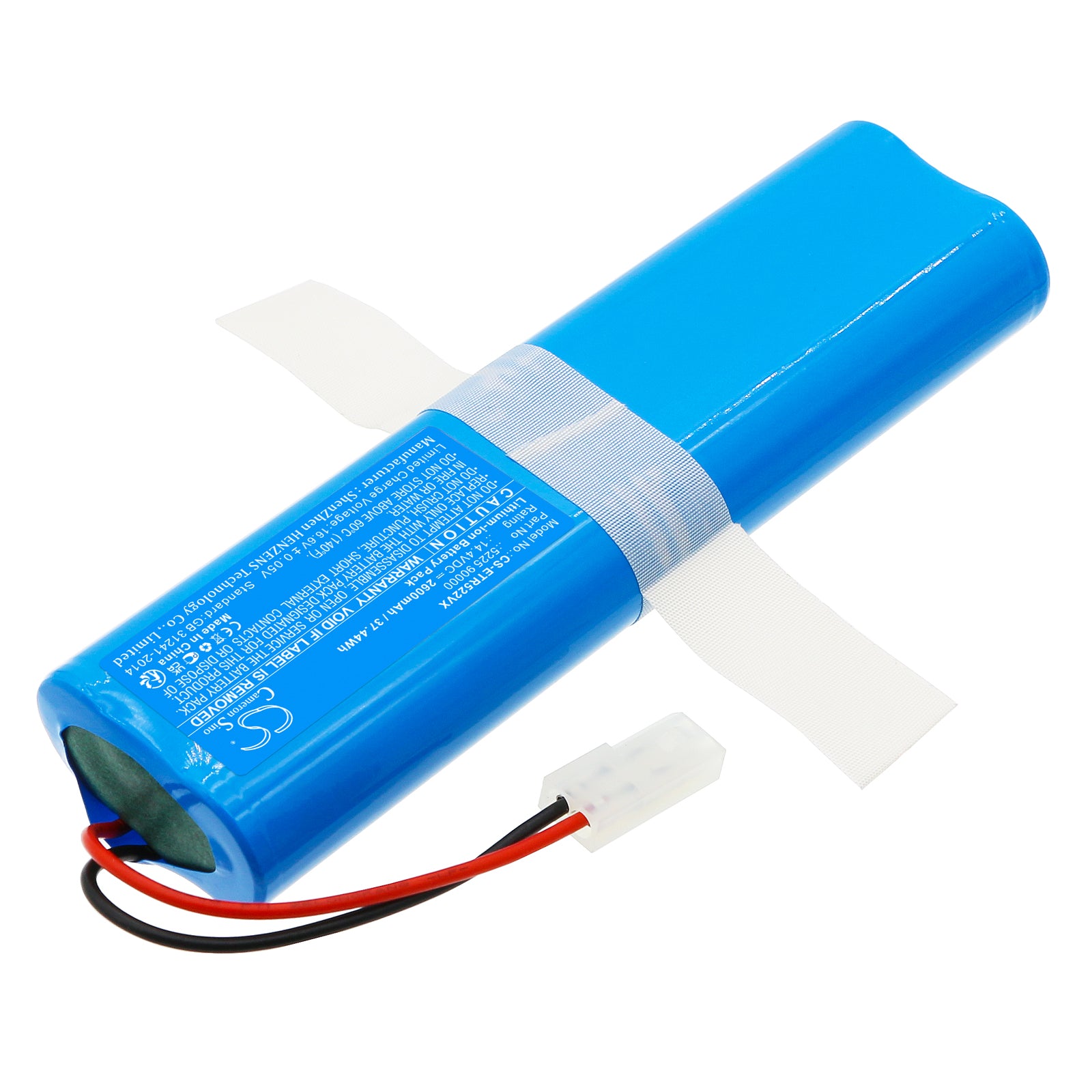 Li-ion, Vacuum Battery fits Eta 3225 Raggio Eco, 360 Robot Vacuum S6, 14.4V, 2600mAh Vacuum Cameron Sino Technology Limited