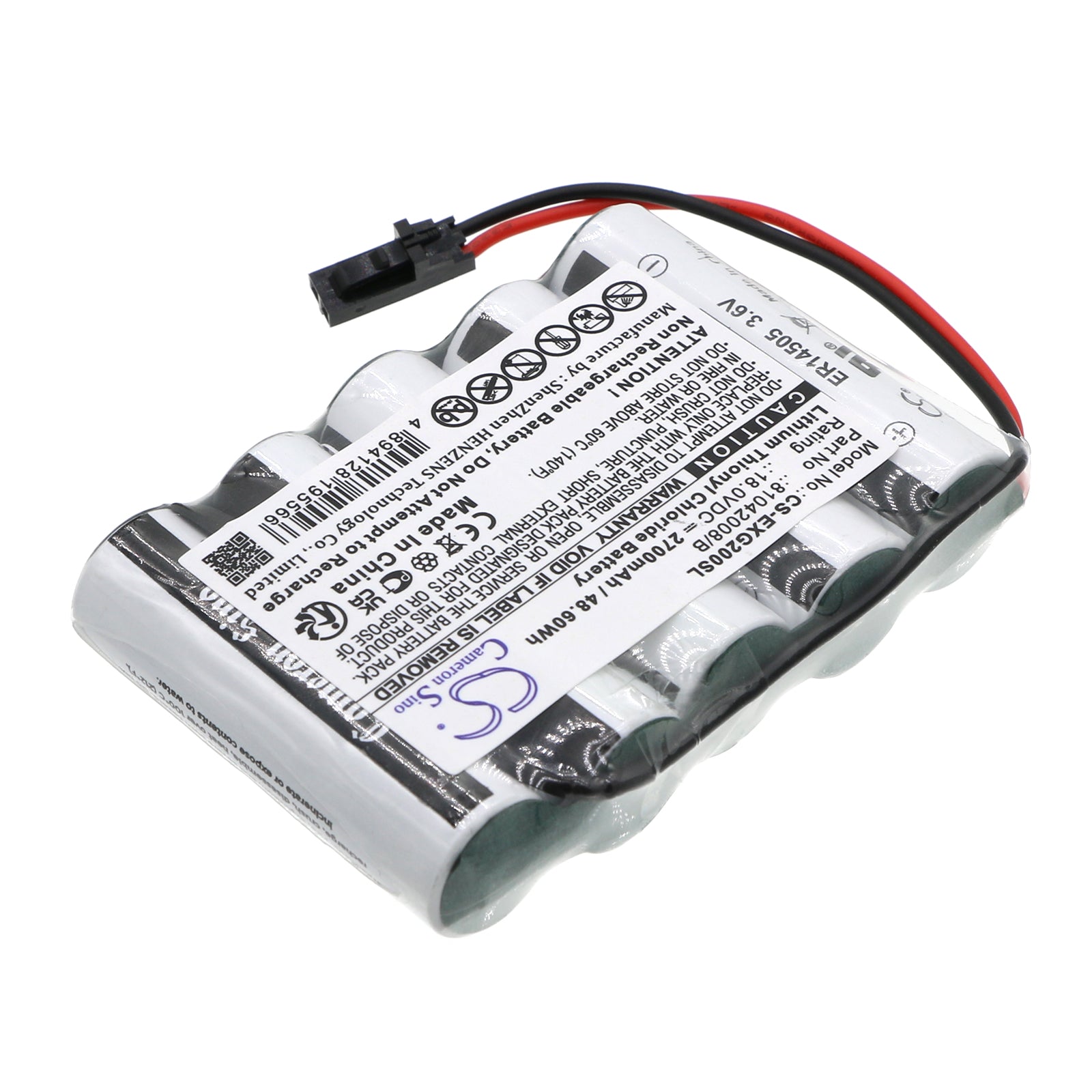 Li-SOCl2, Equipment, Survey, Test Battery fits Exogen 2000+ Bone Healing System, 18.0V, 2700mAh Equipment, Survey, Test Cameron Sino Technology Limited