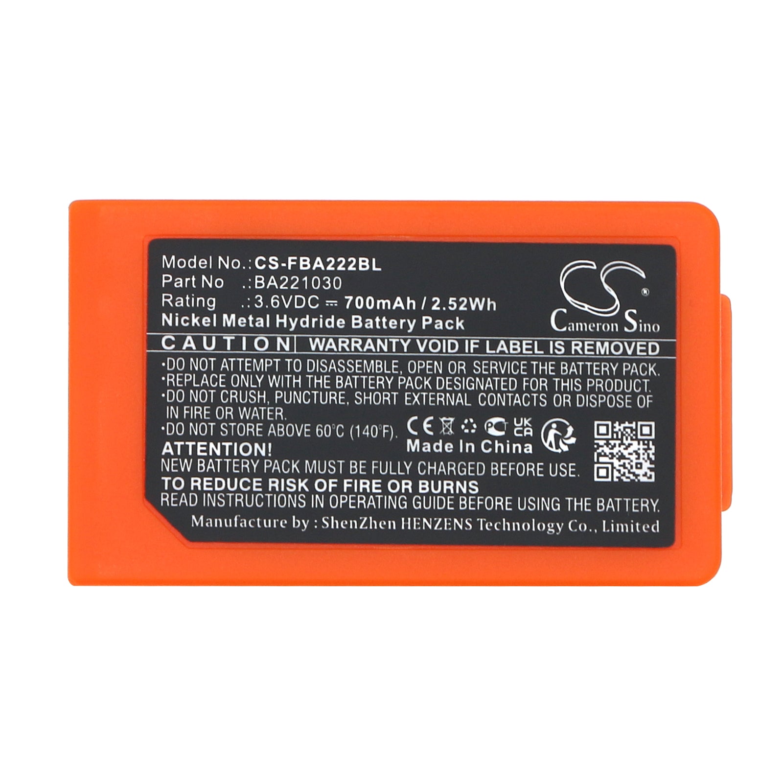 Ni-MH, Crane Remote Control Battery fits Hbc Patrol S, Radiomatic Rv, 3.6V, 700mAh Crane Remote Control Cameron Sino Technology Limited