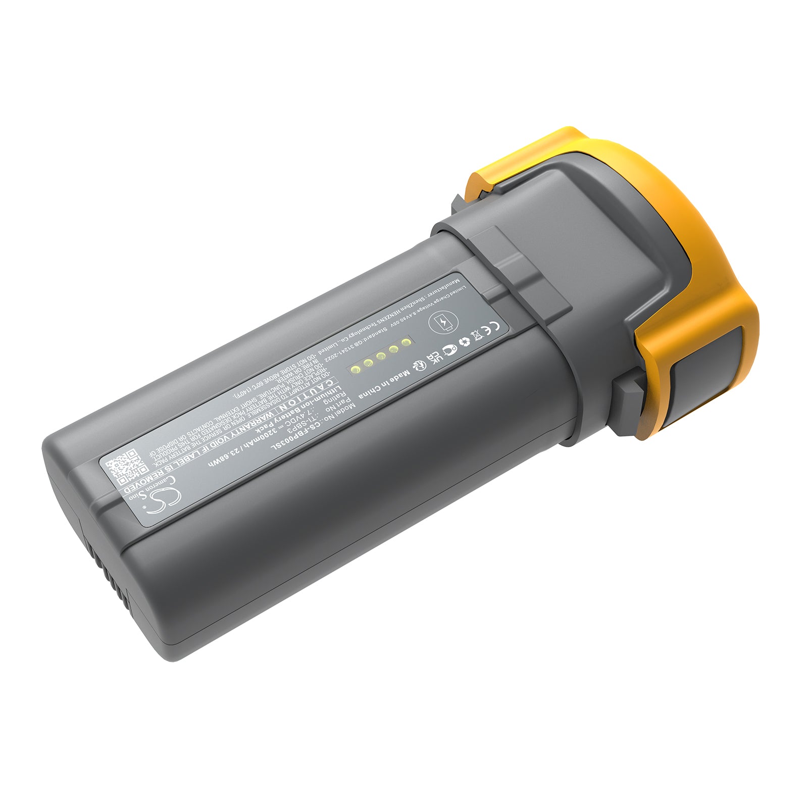 7.4V, Li-ion, 3200mAh, Battery fits Fluke 4JNW4, 4JNW5, 23.68Wh Equipment, Survey, Test Cameron Sino Technology Limited