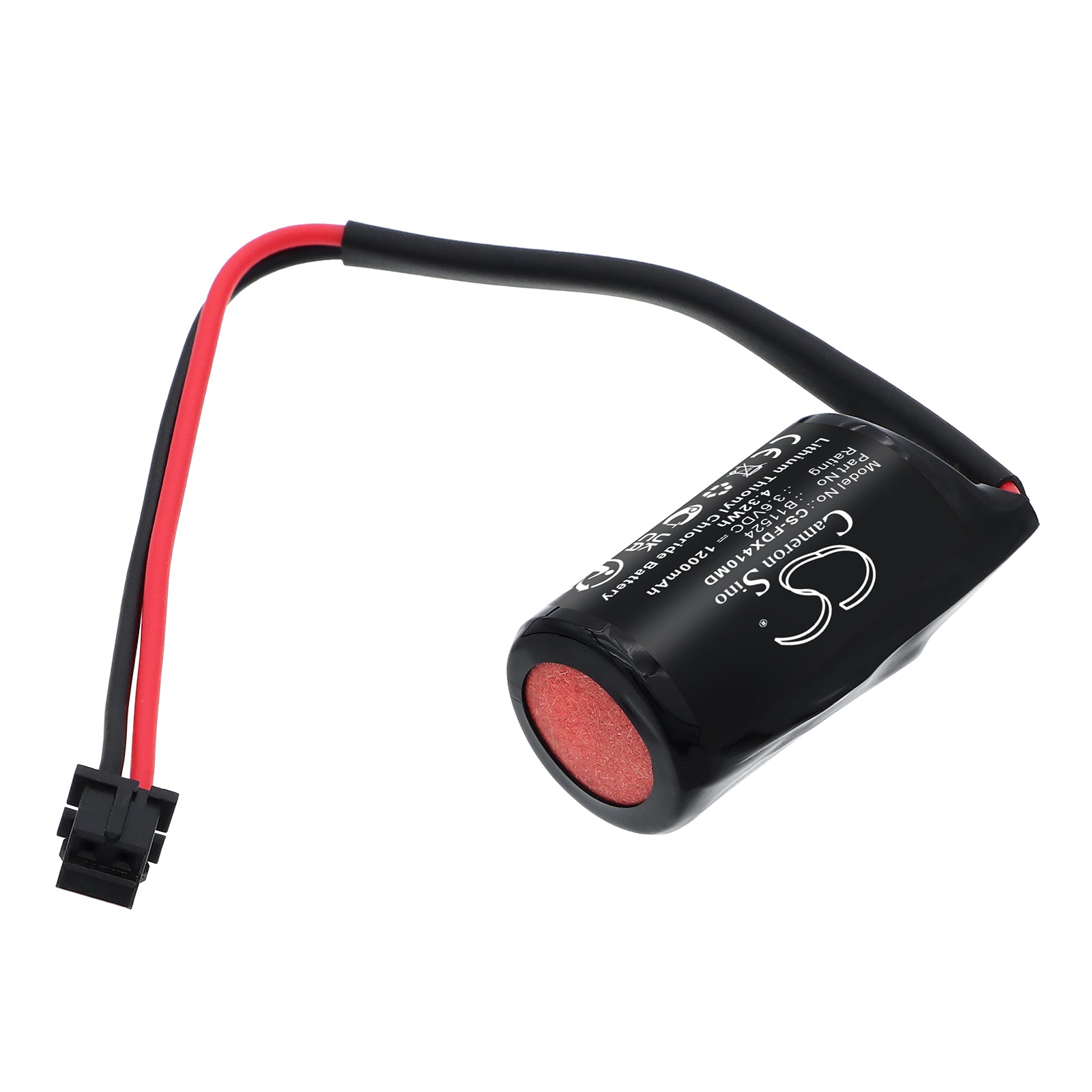 3.6V, Li-SOCl2, 1200mAh, Battery fits Fukuda Denshi FCP-4101 ECG Memory, 4.32Wh Medical Cameron Sino Technology Limited