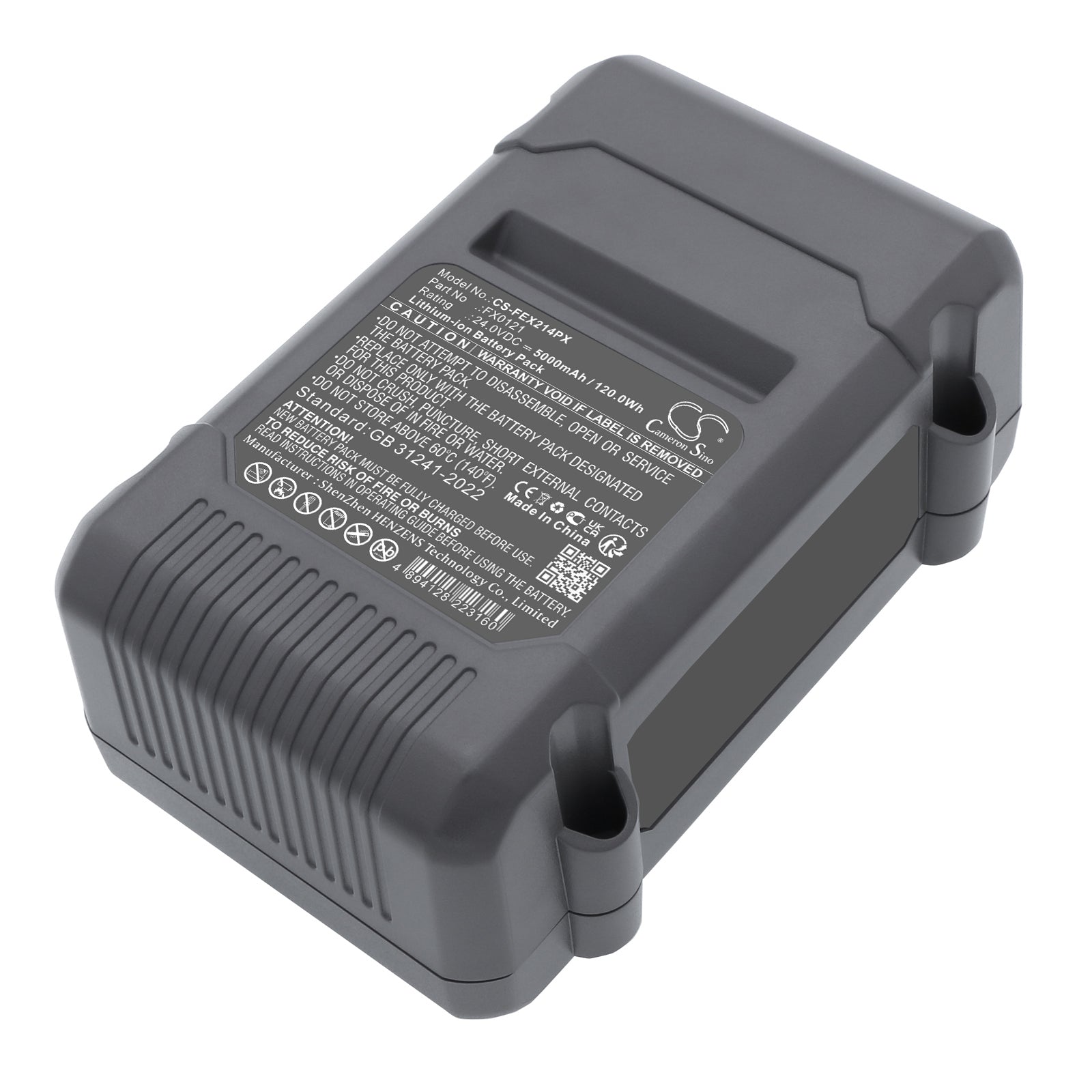24V, Li-ion, 5000mAh, Battery fits FLEX FX1431A, FX2141R, 120Wh Power Tools Cameron Sino Technology Limited