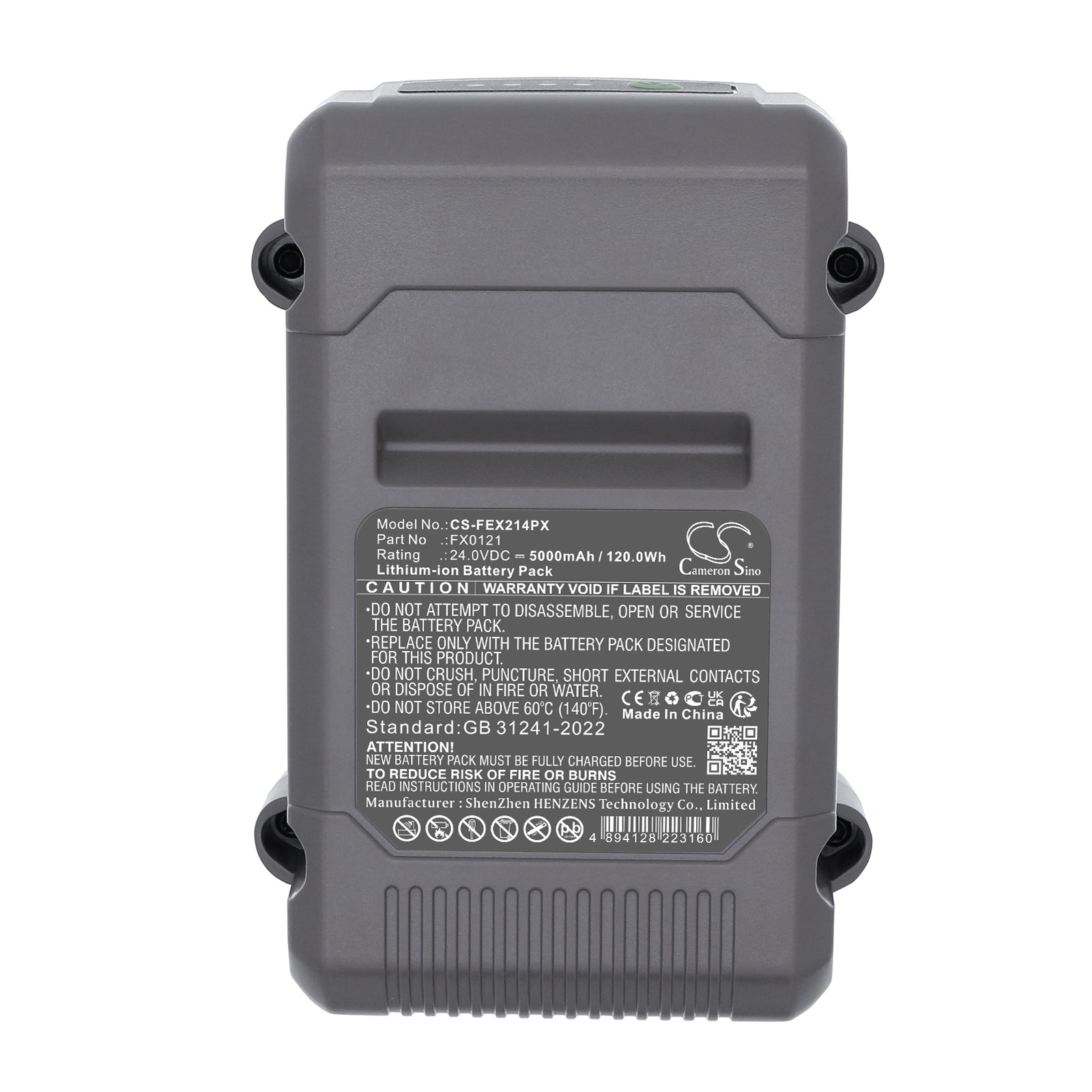 24V, Li-ion, 5000mAh, Battery fits FLEX FX1431A, FX2141R, 120Wh Power Tools Cameron Sino Technology Limited