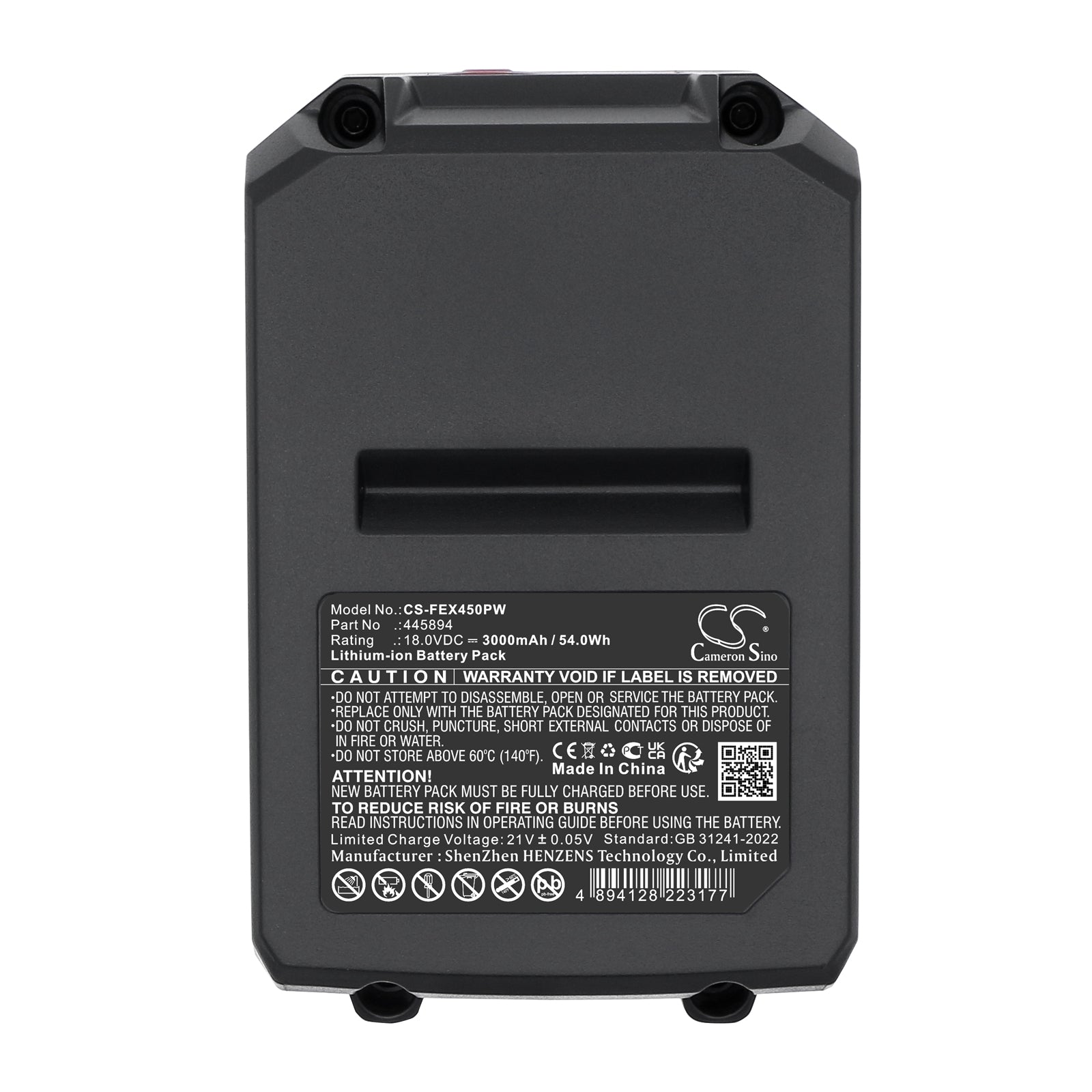 18V, Li-ion, 3000mAh, Battery fits FLEX 517674 CS 45 18.0-EC C Compact cordless circular saw, 54Wh Power Tools Cameron Sino Technology Limited