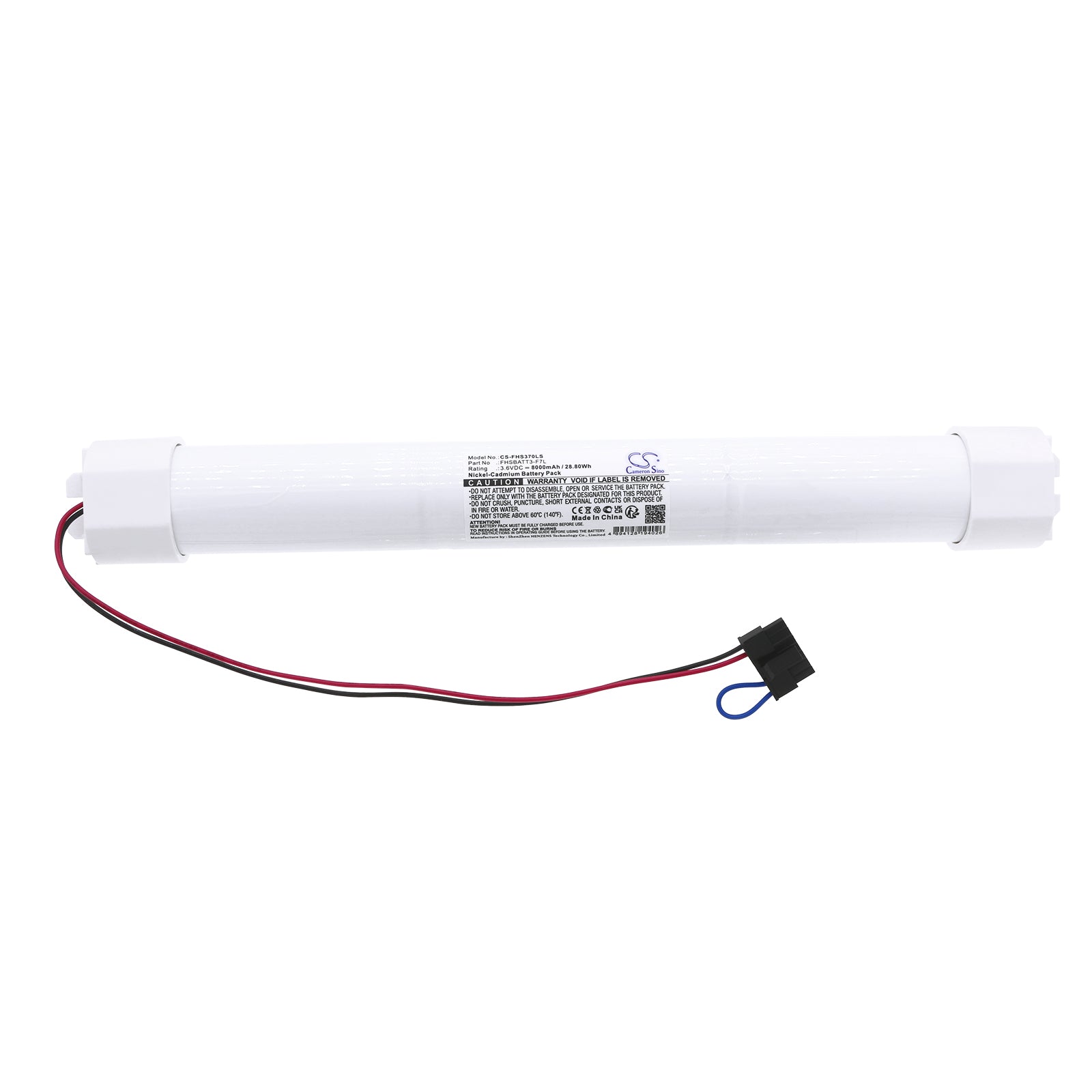 Ni-CD, Emergency Lighting Battery fits Fullham Fhsbatt3-f7l, 3.6V, 8000mAh Emergency Lighting Cameron Sino Technology Limited