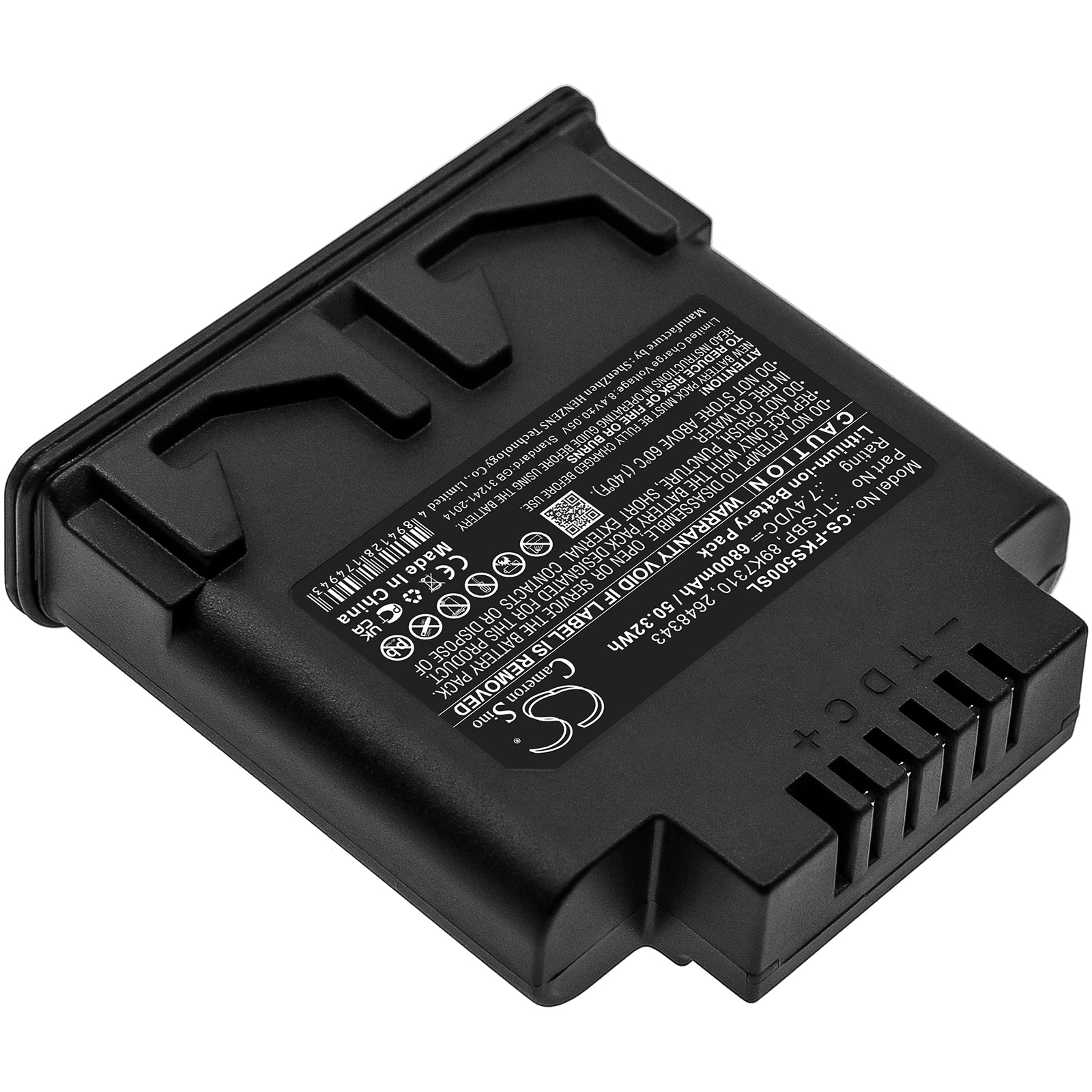 Li-ion, Thermal Camera Battery fits Fluke Ir Flexcam, Ir Smart, 7.4V, 6800mAh Thermal Camera Cameron Sino Technology Limited
