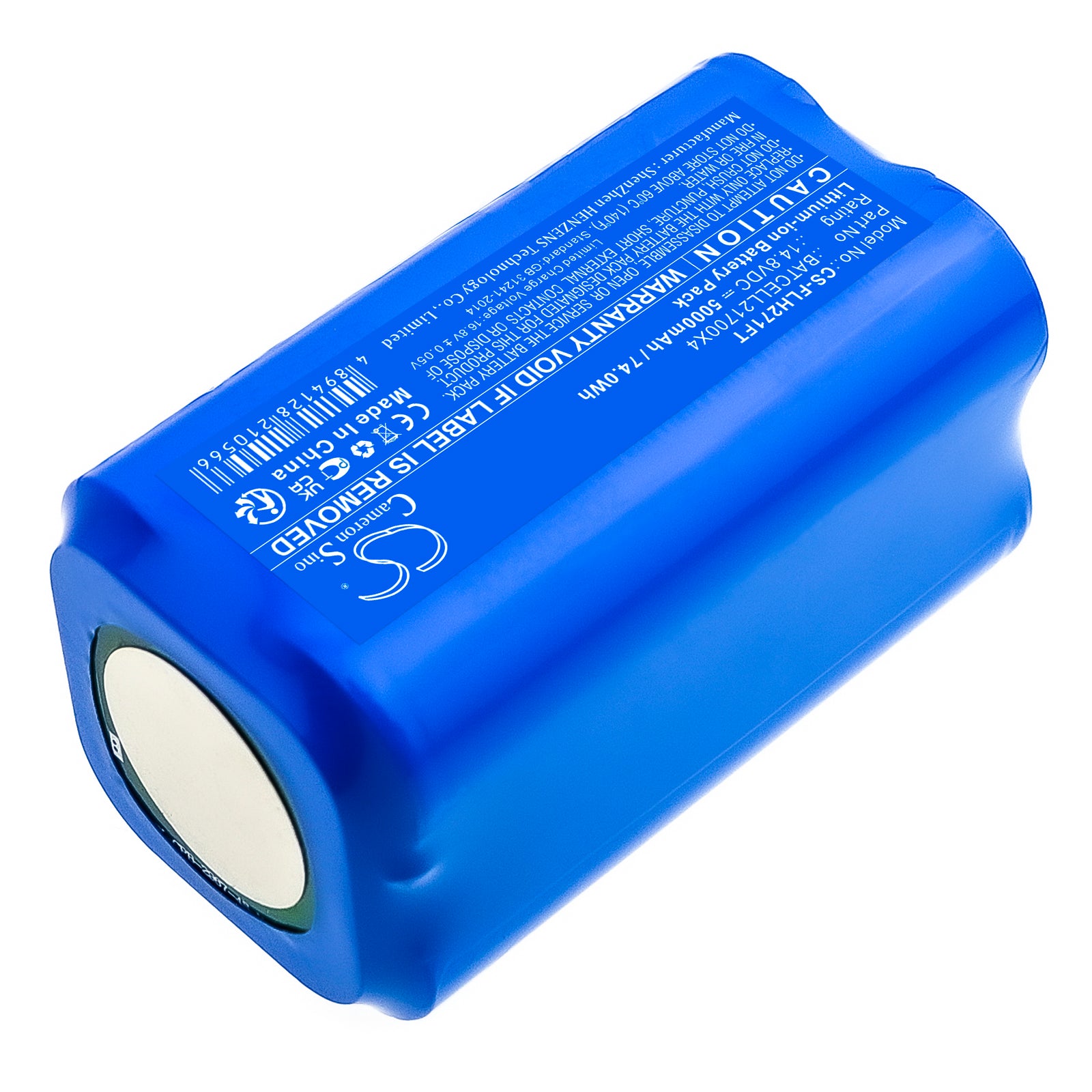 Li-ion, Flashlight Battery fits Bigblue Cb 10000p, Cb 9000p, 14.8V, 5000mAh Flashlight Cameron Sino Technology Limited
