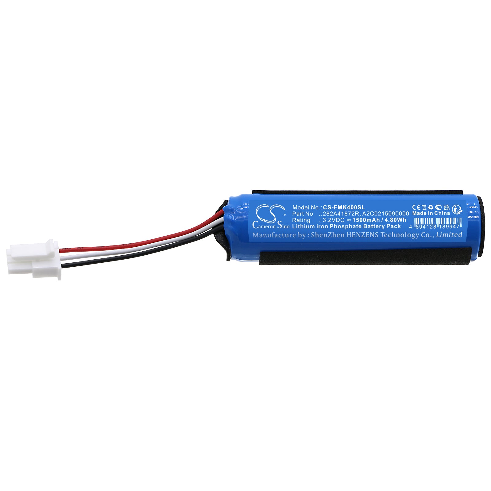 LiFePO4, Emergency Supply Battery fits Renault Clio 2021, Toyota Rav4 2021 Xa50 A25afxs 8674042, 3.2V, 1500mAh Emergency Supply Cameron Sino Technology Limited