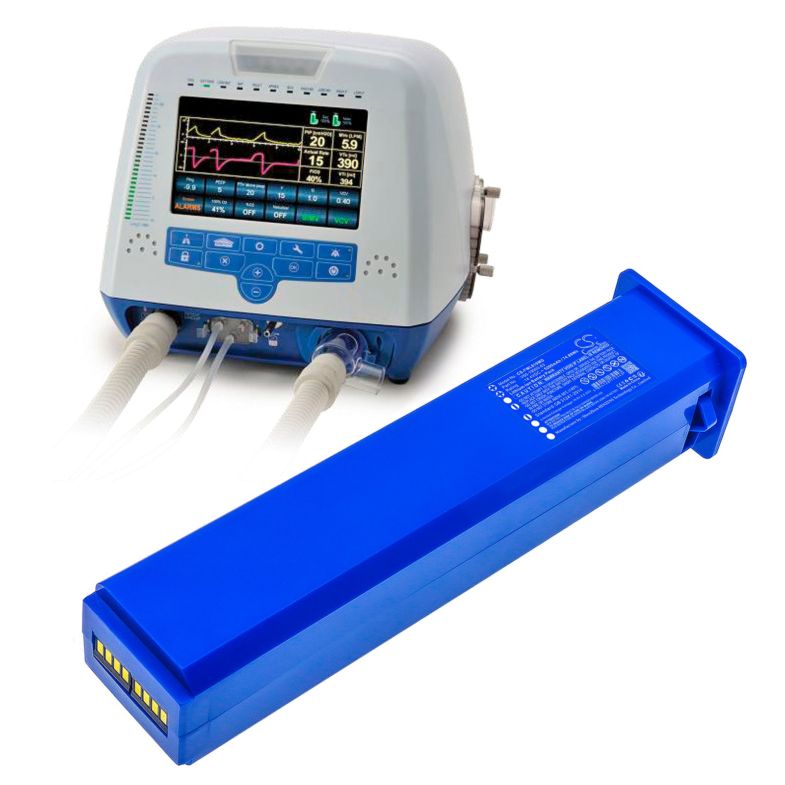 Li-ion, Medical Battery fits Flight Medical Flight 60 Main, 14.4V, 5200mAh Medical Cameron Sino Technology Limited