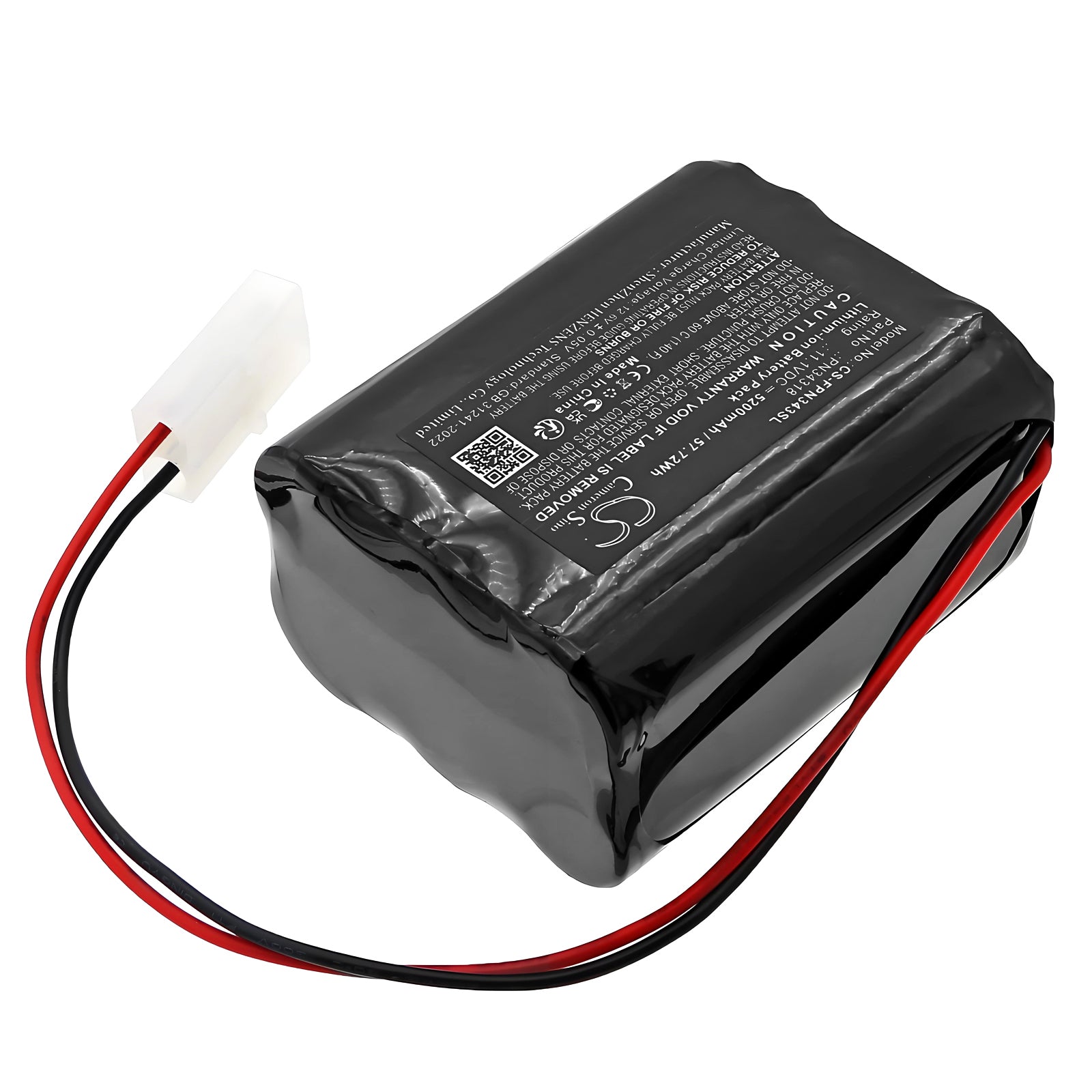 11.1V, Li-ion, 5200mAh, Battery fits Foxpro banshee, cs24, 57.72Wh Sports & Outdoors Cameron Sino Technology Limited