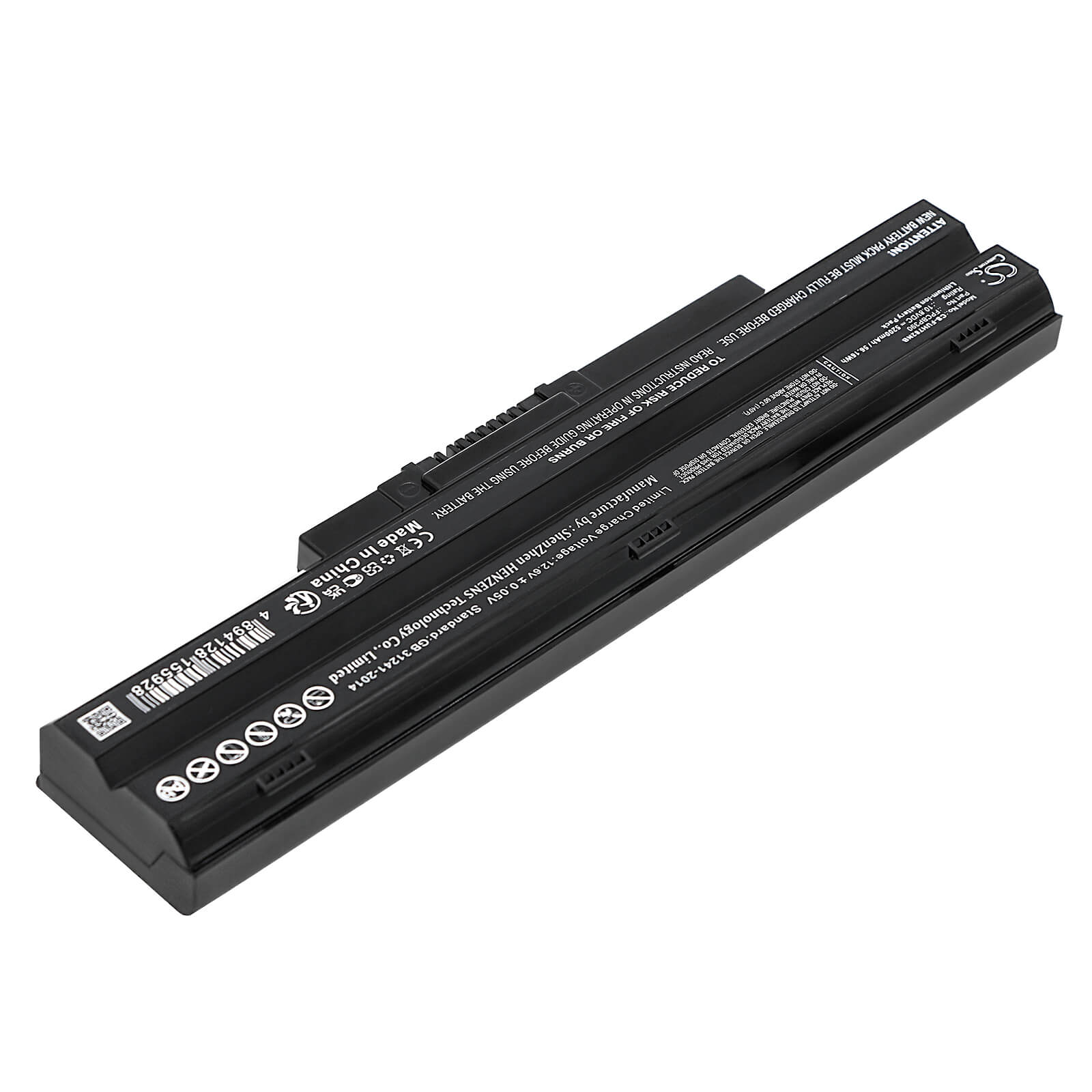 Li-ion Battery fits Fujitsu, Lifebook Sh782 10.8V, 5200mAh Notebook & Laptop Cameron Sino Technology Limited