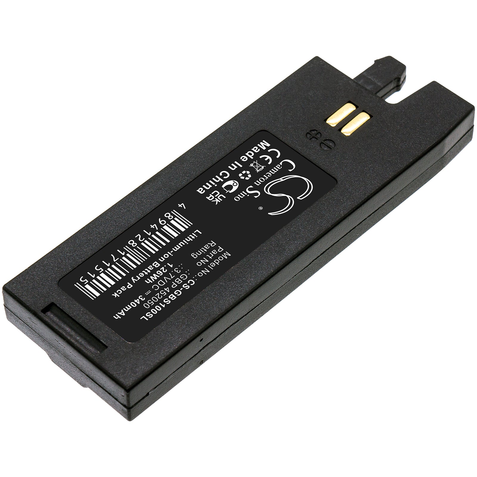 Li-Polymer, Electronic Tuner Battery fits Gibson Gforce, G-force Auto-tuner, 3.7V, 340mAh Electronic Tuner Cameron Sino Technology Limited (Suspended)