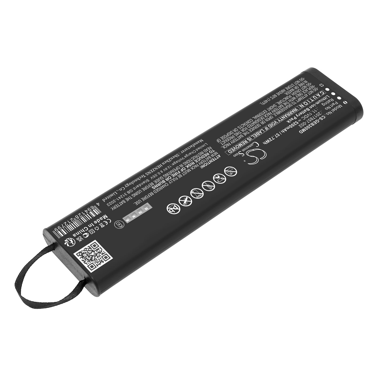 11.1V, Li-ion, 5200mAh, Battery fits GE B20 Healthcare, B30 Healthcare, 57.72Wh Medical Cameron Sino Technology Limited