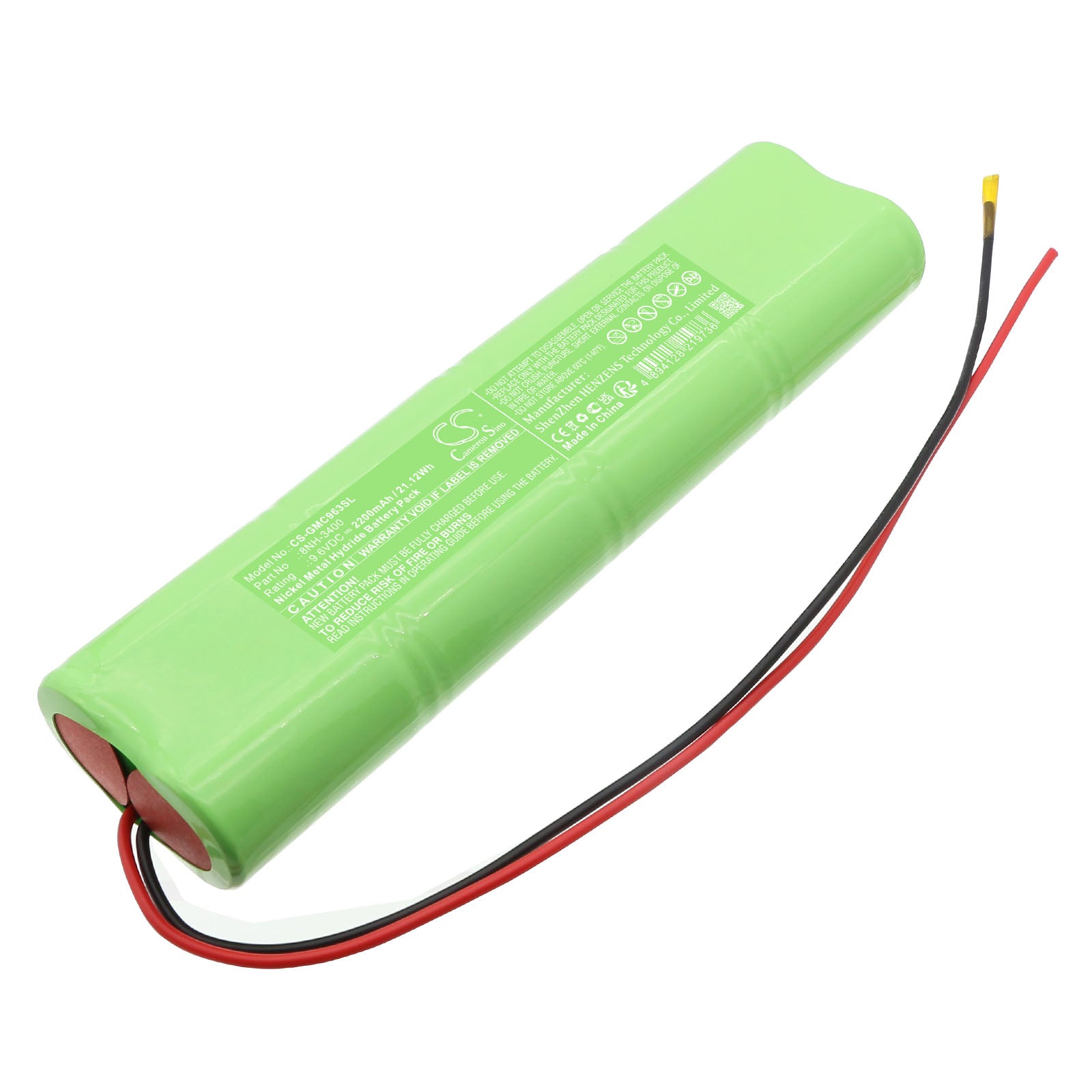 9.6V, , , Battery fits Graupner MC10, MC12, Remote Controller Cameron Sino Technology Limited